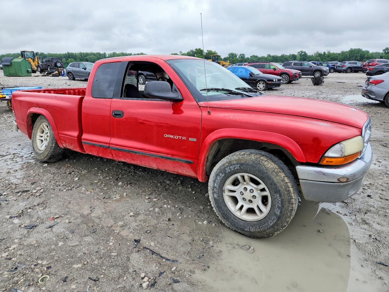 2002 Dodge Dakota Slt Red vin: 1B7GL42X92S530482