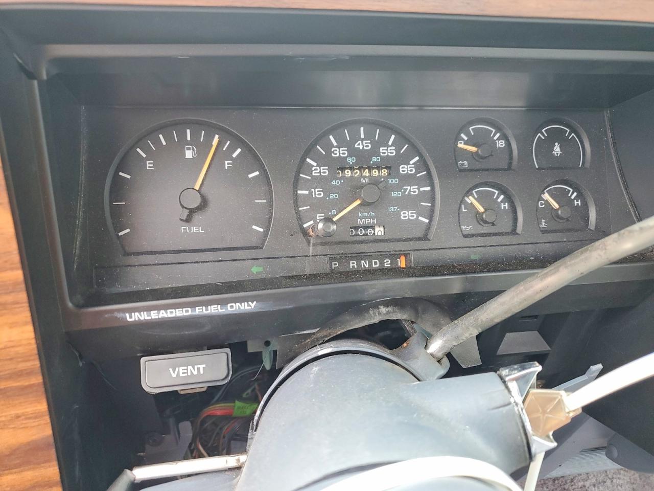 1988 Dodge Dakota White vin: 1B7GN14X0JS778303