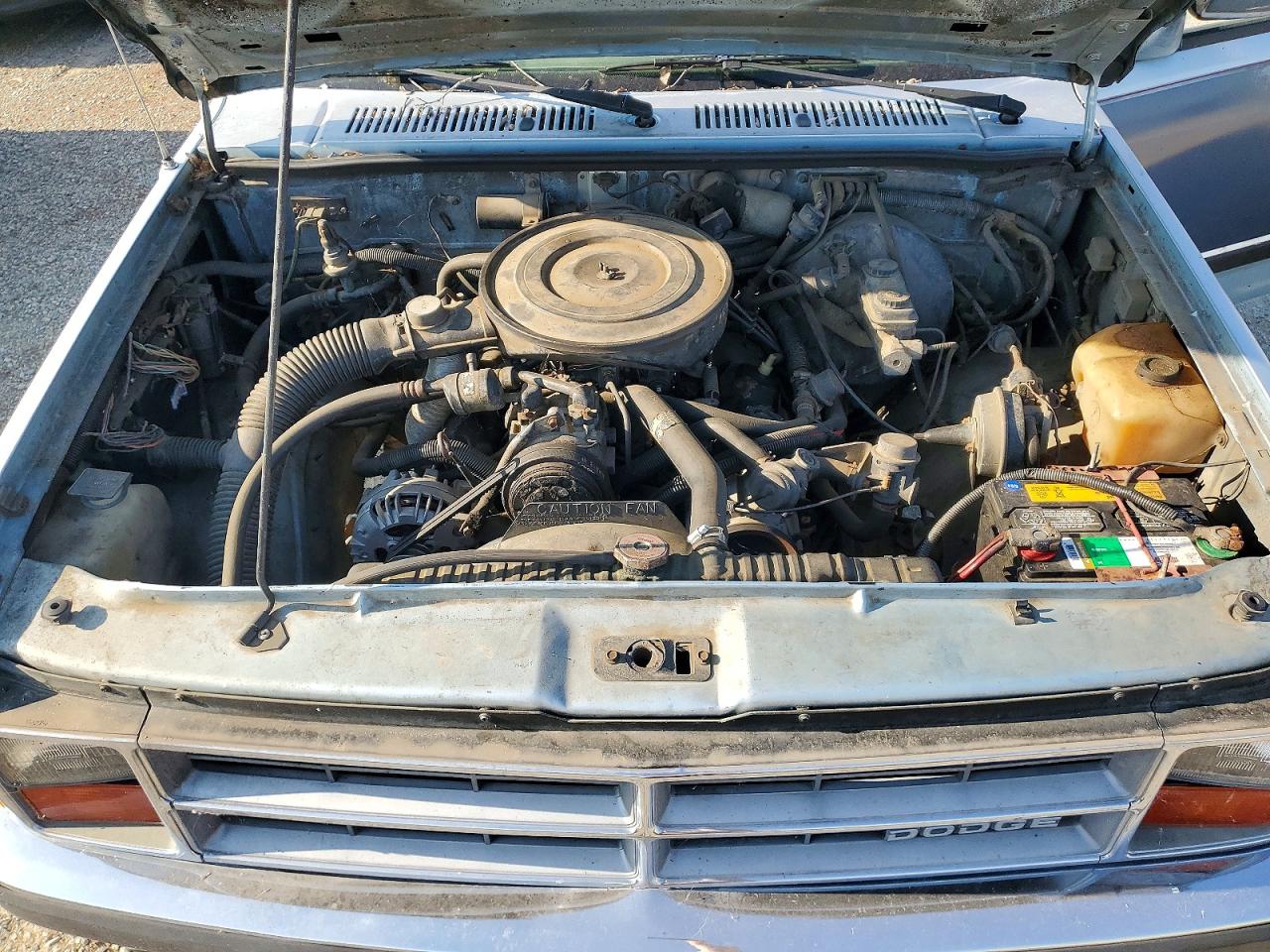 1987 Dodge Dakota Blue vin: 1B7GR14M6HS473750