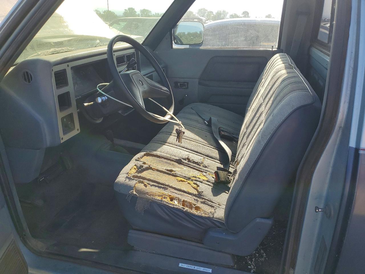 1987 Dodge Dakota Blue vin: 1B7GR14M6HS473750