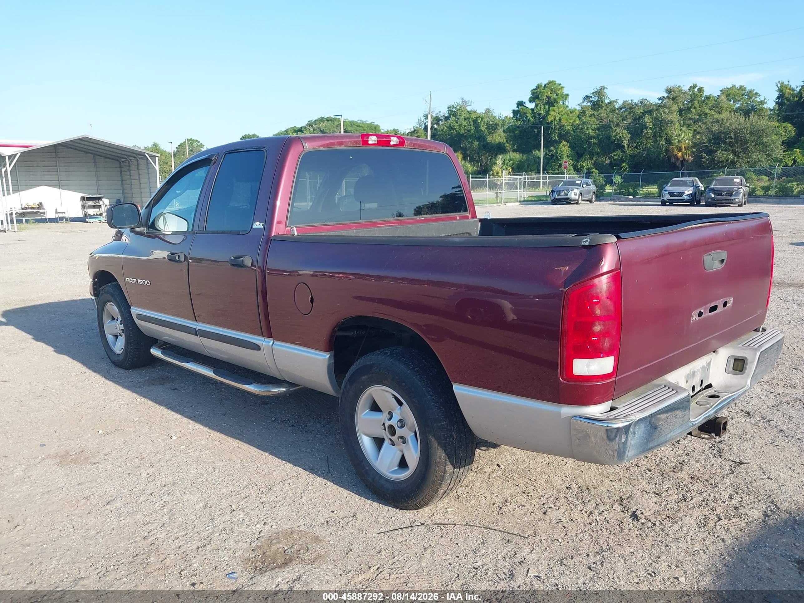 2002 Dodge Ram 1500 St Maroon vin: 1B7HA18N52J108066