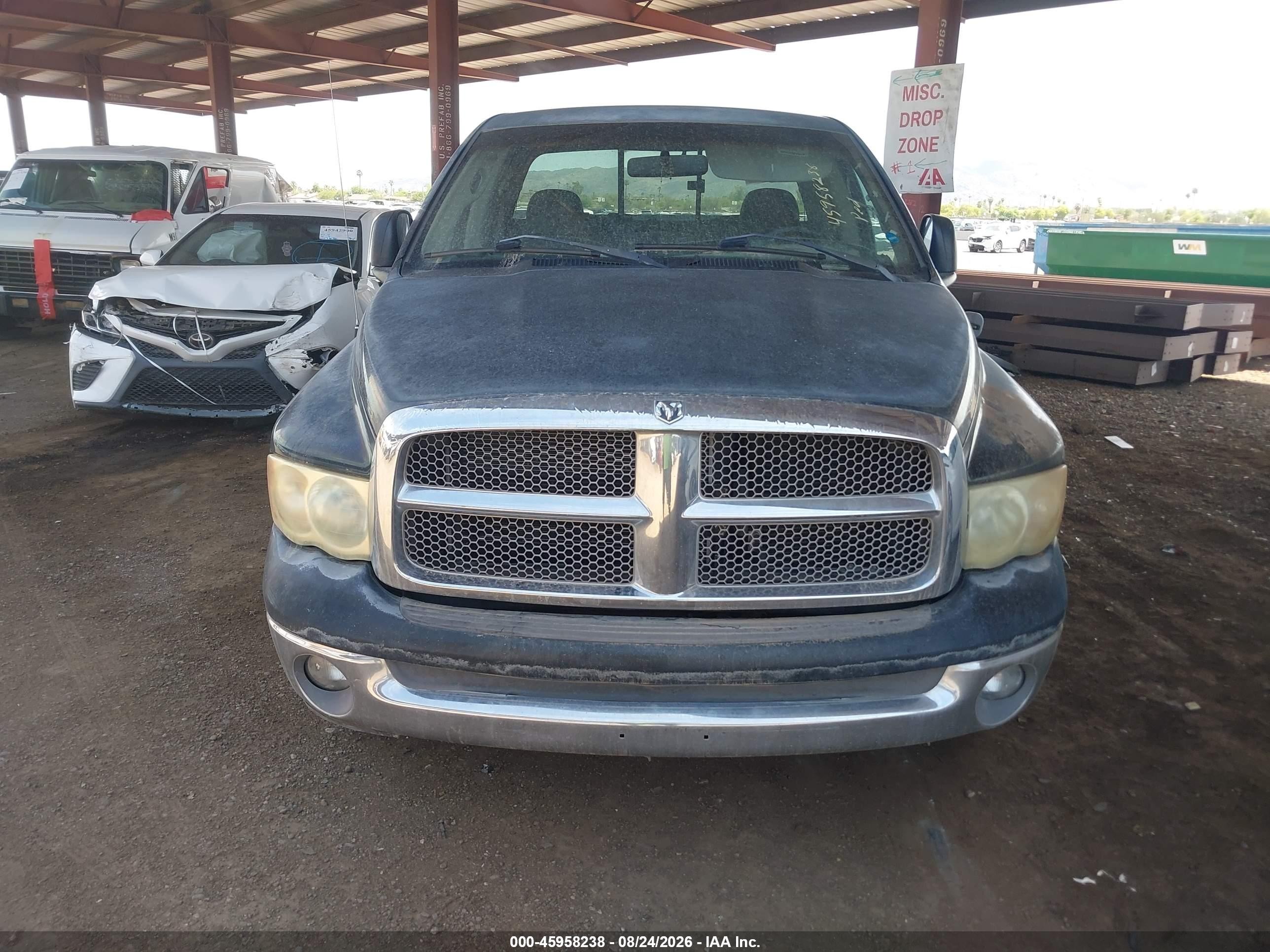 2002 Dodge Ram 1500 St Blue vin: 1B7HA18N62J101028