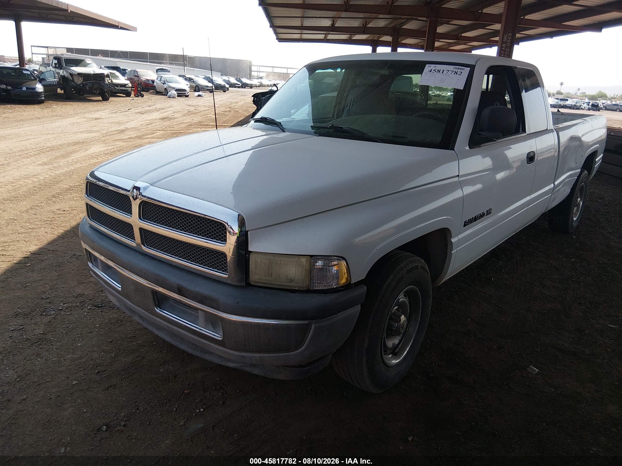 1998 Dodge Ram 1500 St White vin: 1B7HC13Y0WJ179788