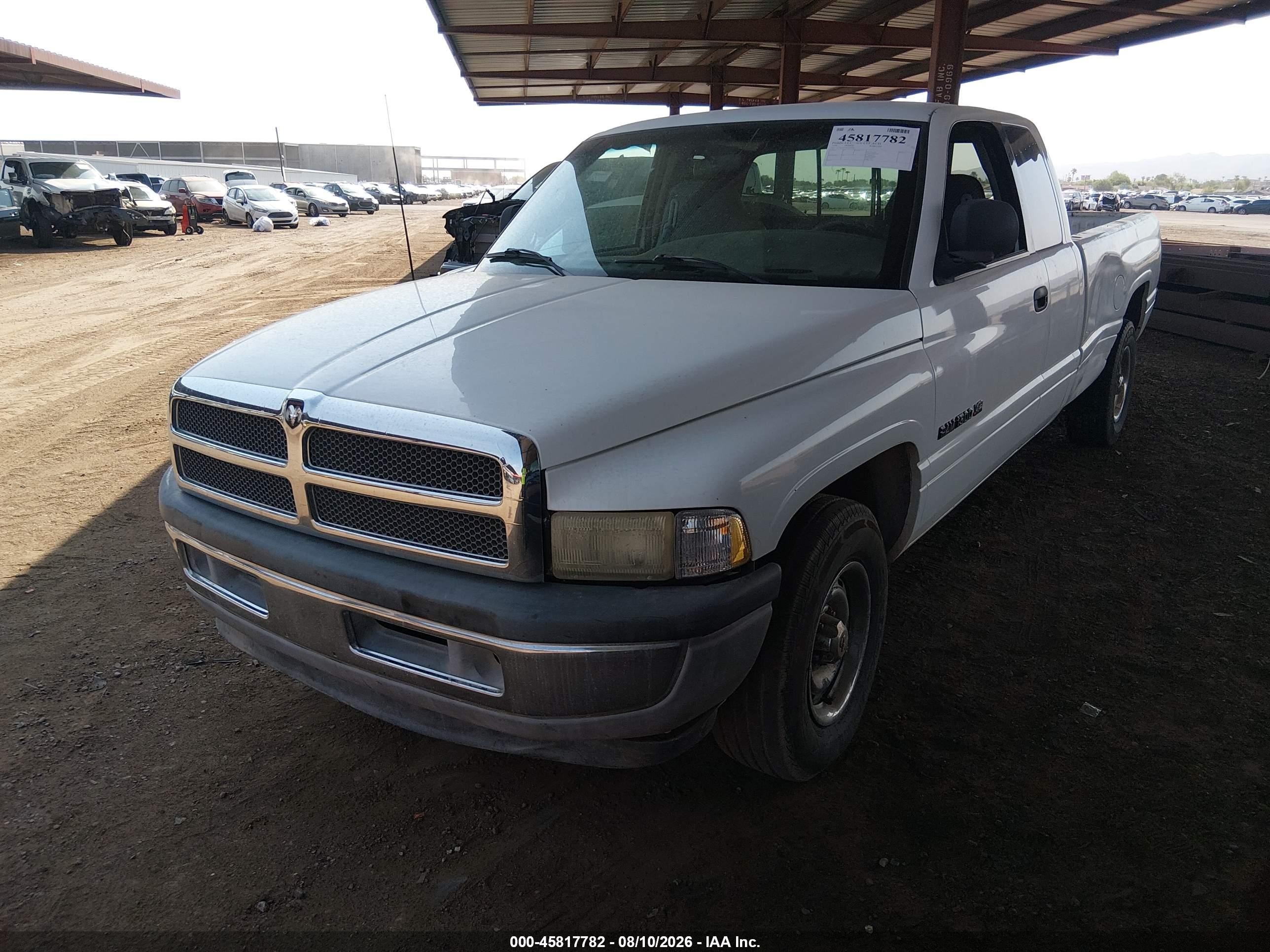 1998 Dodge Ram 1500 St White vin: 1B7HC13Y0WJ179788