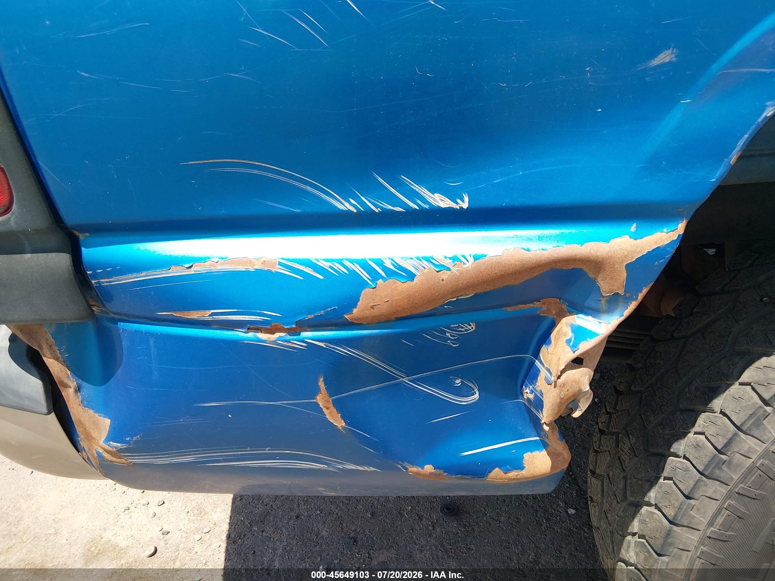 2000 Dodge Ram 1500 St Blue vin: 1B7HC13Y0YJ133638