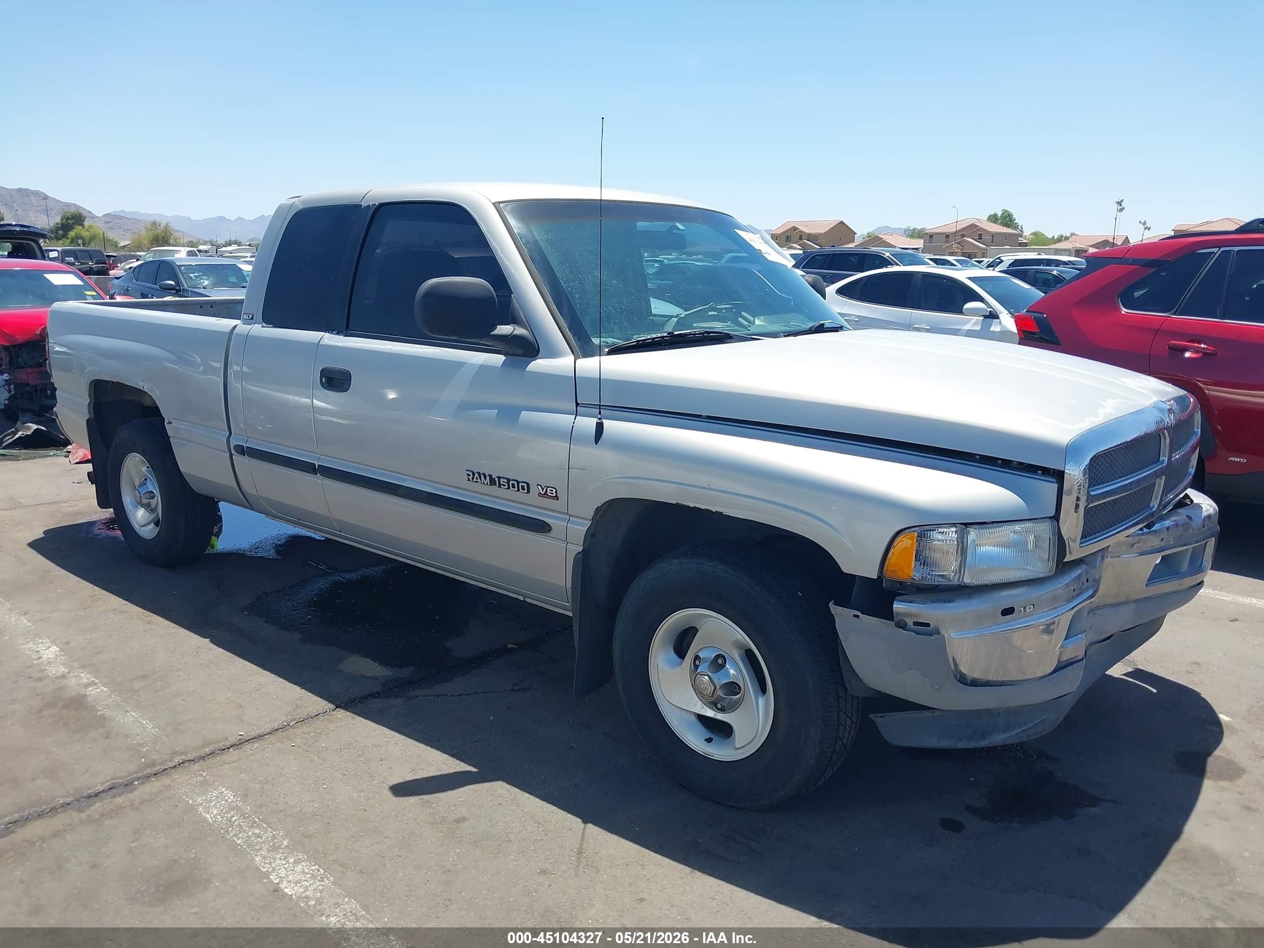 2001 Dodge Ram 1500 St Silver vin: 1B7HC13Y11J229347
