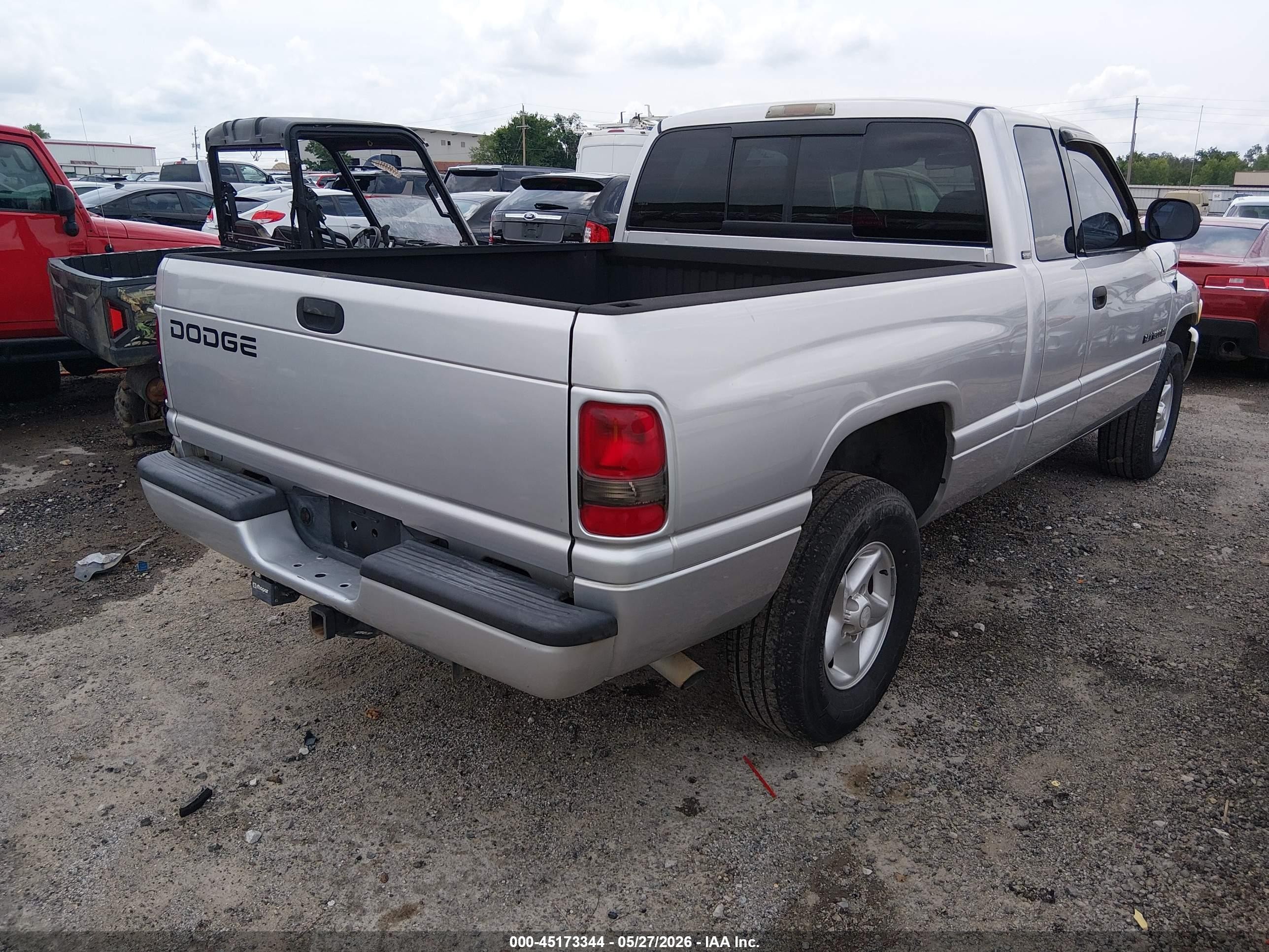 2001 Dodge Ram 1500 St Silver vin: 1B7HC13Y41J606091