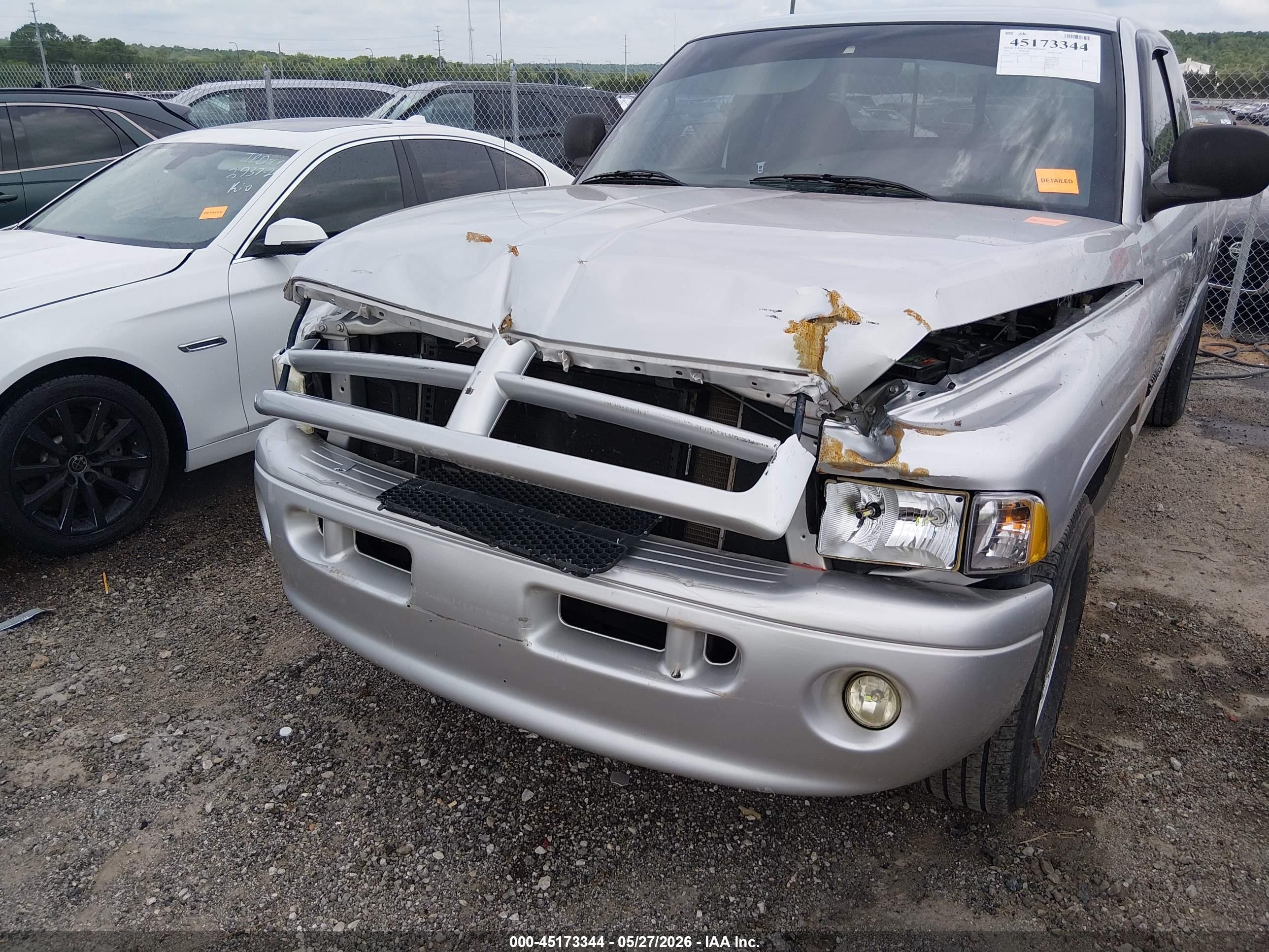 2001 Dodge Ram 1500 St Silver vin: 1B7HC13Y41J606091