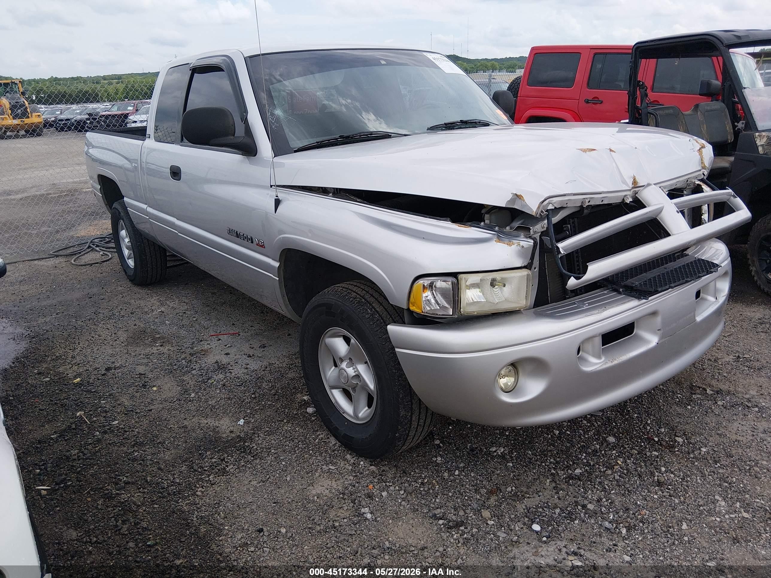 2001 Dodge Ram 1500 St Silver vin: 1B7HC13Y41J606091