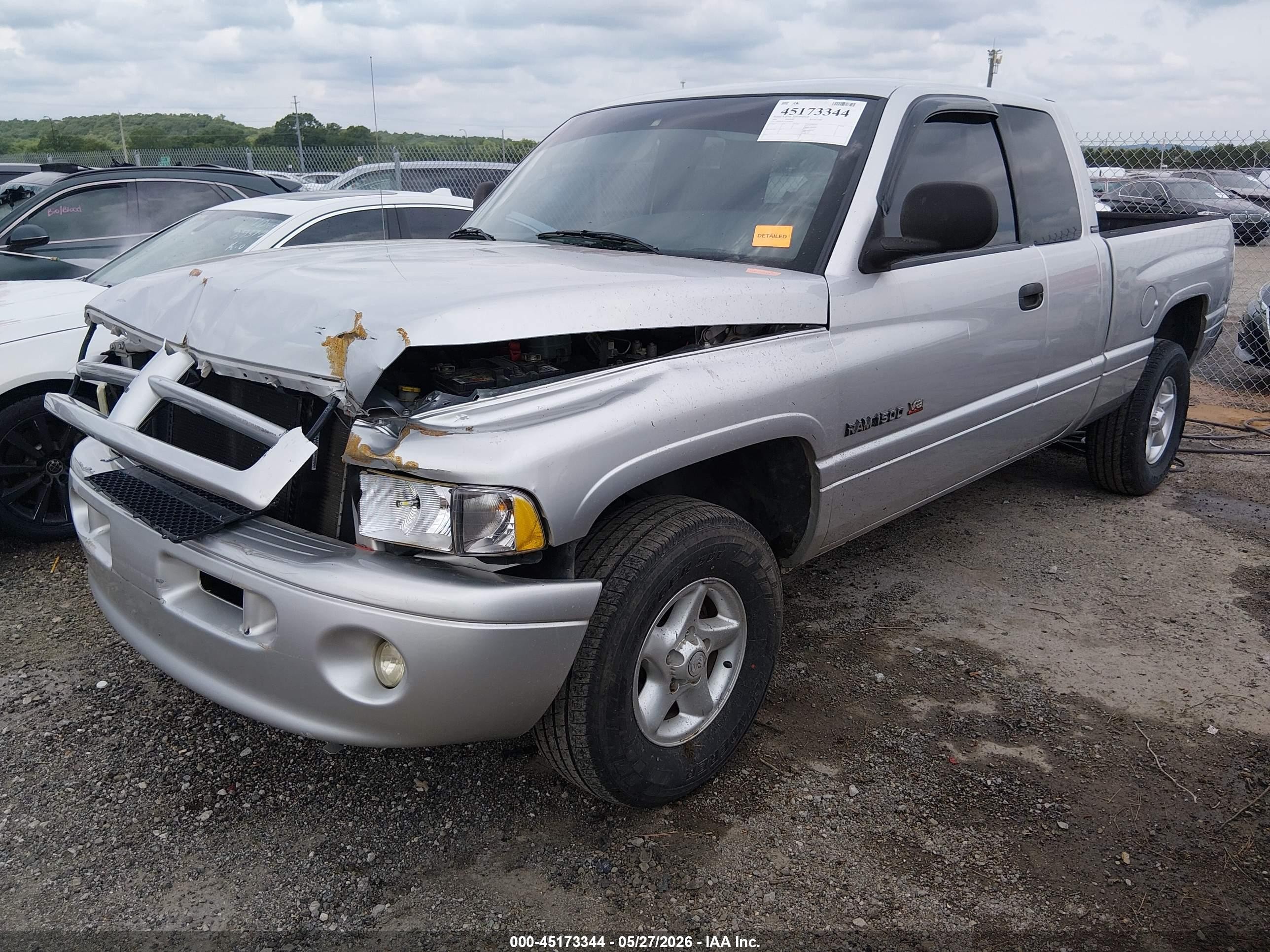 2001 Dodge Ram 1500 St Silver vin: 1B7HC13Y41J606091