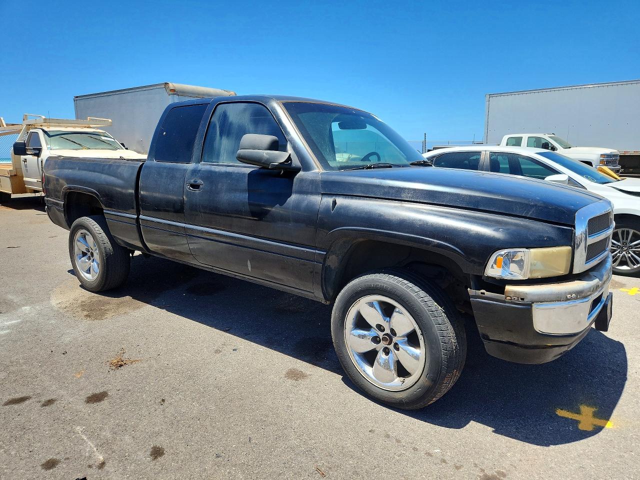 1997 Dodge Ram 1500 Black vin: 1B7HC13Y4VJ616710