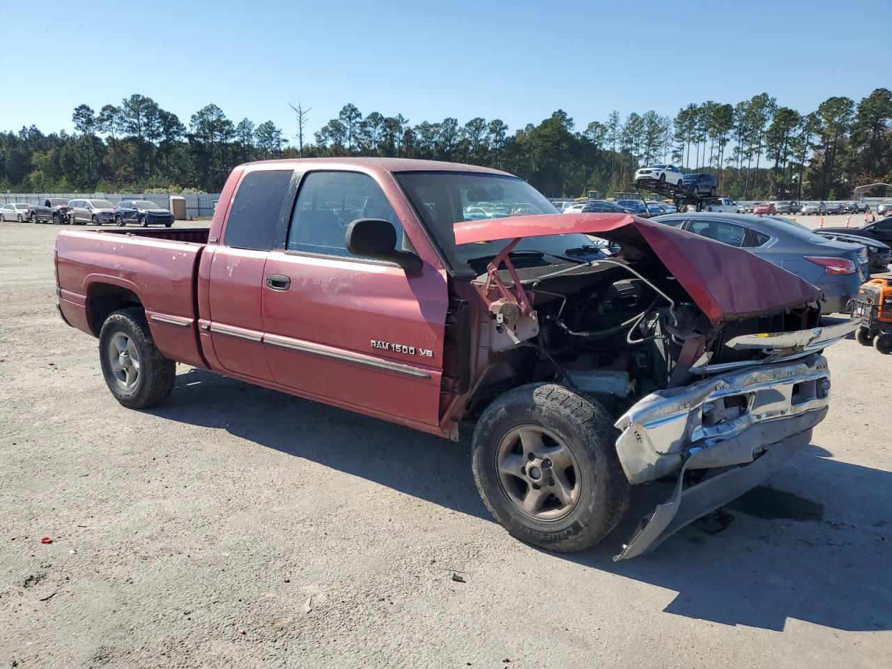 1998 Dodge Ram 1500 Burgundy vin: 1B7HC13Y5WJ225499