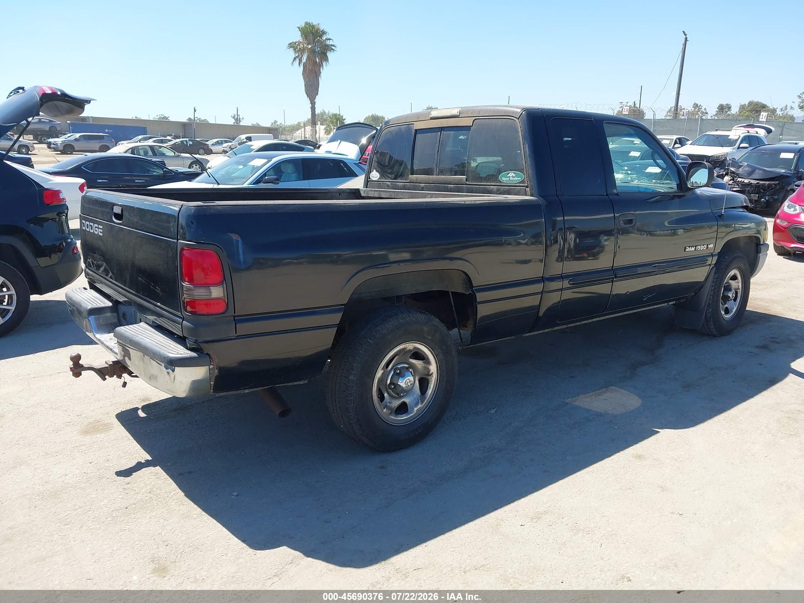 2001 Dodge Ram 1500 St Black vin: 1B7HC13Y61J616072