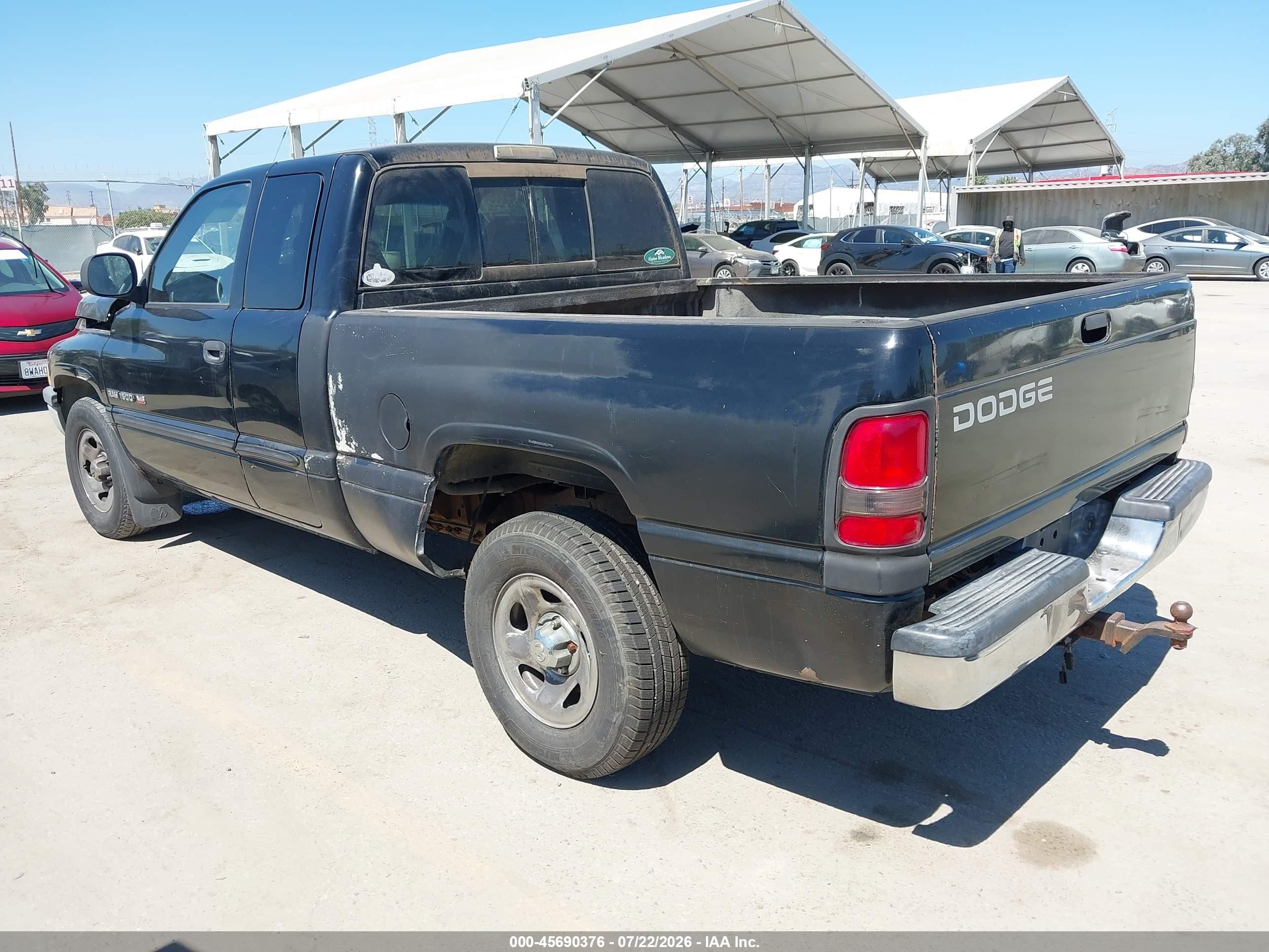 2001 Dodge Ram 1500 St Black vin: 1B7HC13Y61J616072