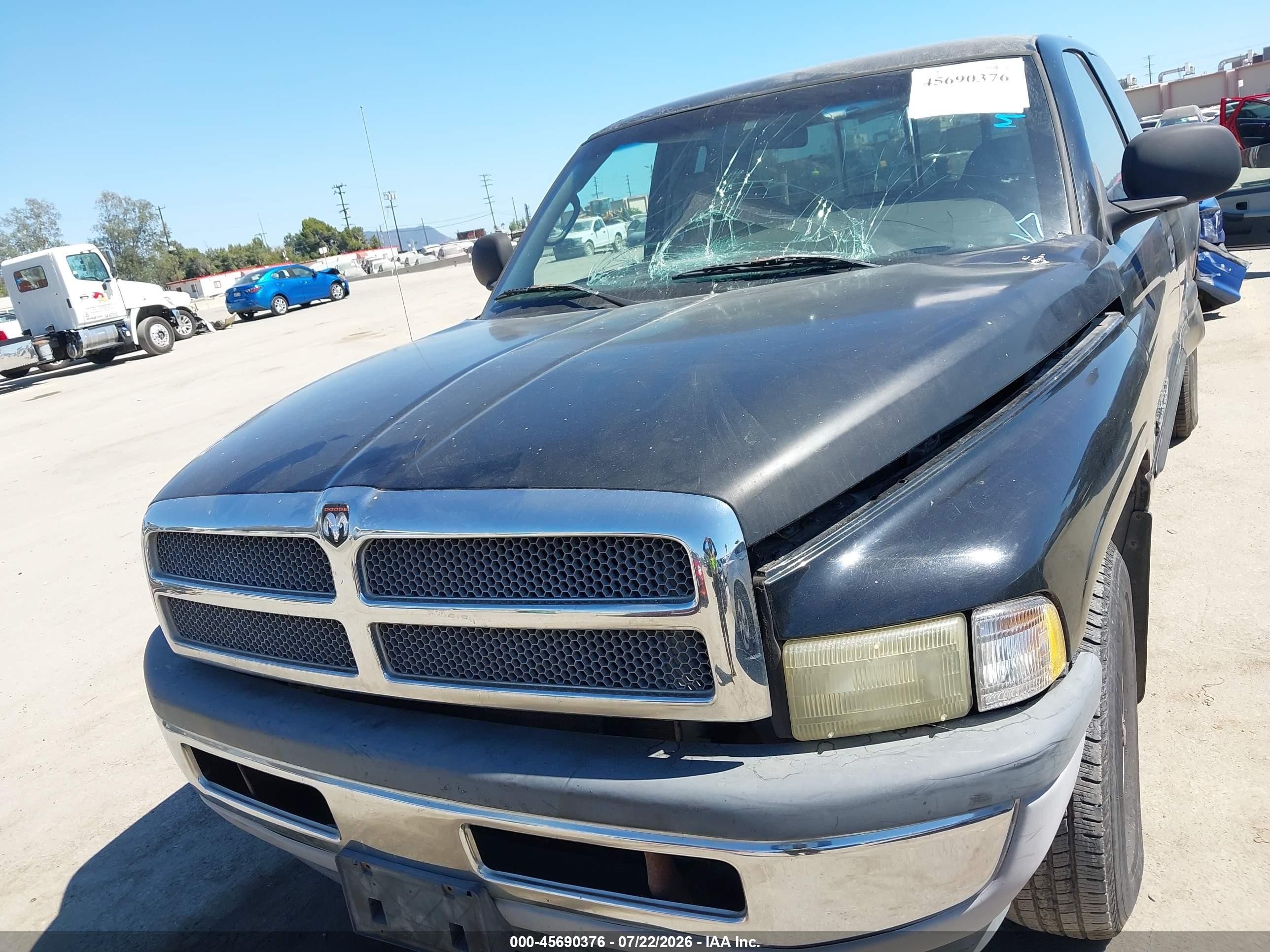 2001 Dodge Ram 1500 St Black vin: 1B7HC13Y61J616072