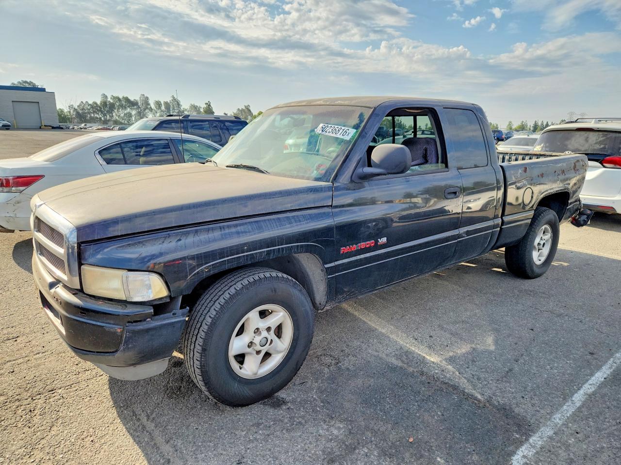 1998 Dodge Ram 1500 Black vin: 1B7HC13Y8WJ210401
