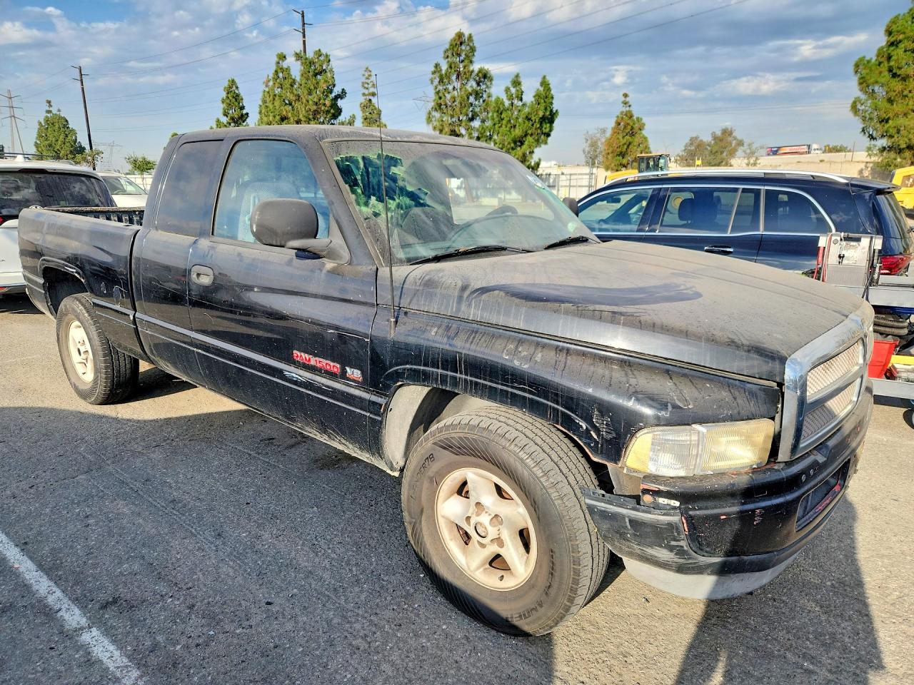 1998 Dodge Ram 1500 Black vin: 1B7HC13Y8WJ210401