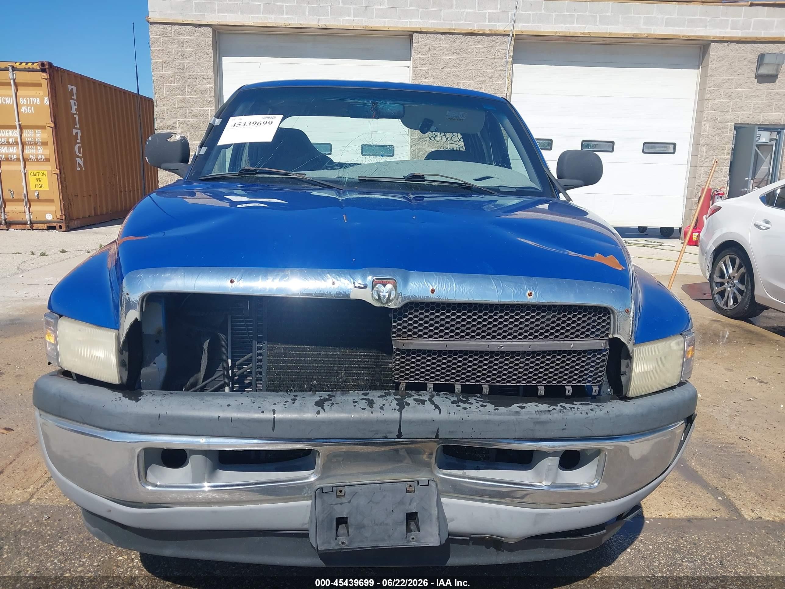1998 Dodge Ram 1500 St Blue vin: 1B7HC13Y8WJ232432