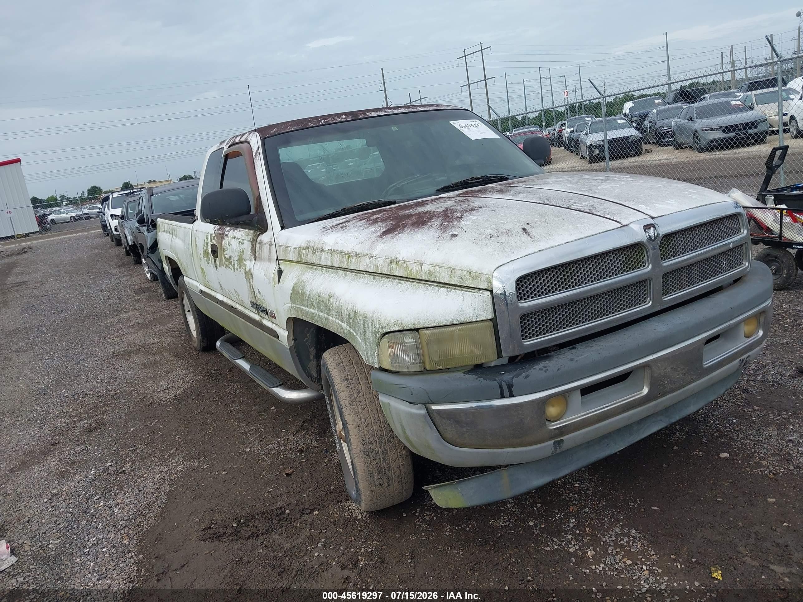 2001 Dodge Ram 1500 St White vin: 1B7HC13Y91J223697