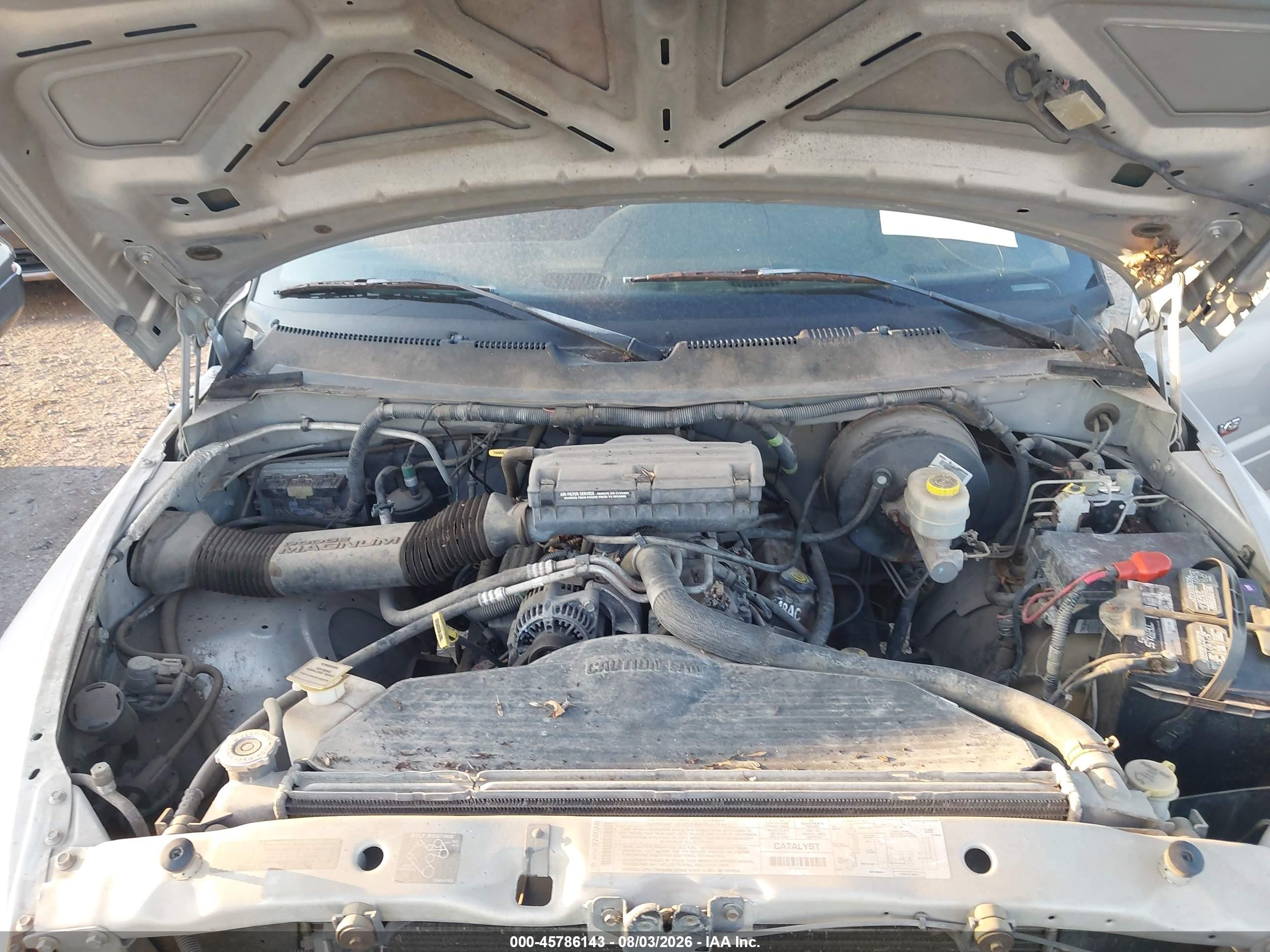 2001 Dodge Ram 1500 St Silver vin: 1B7HC13Y91J253041