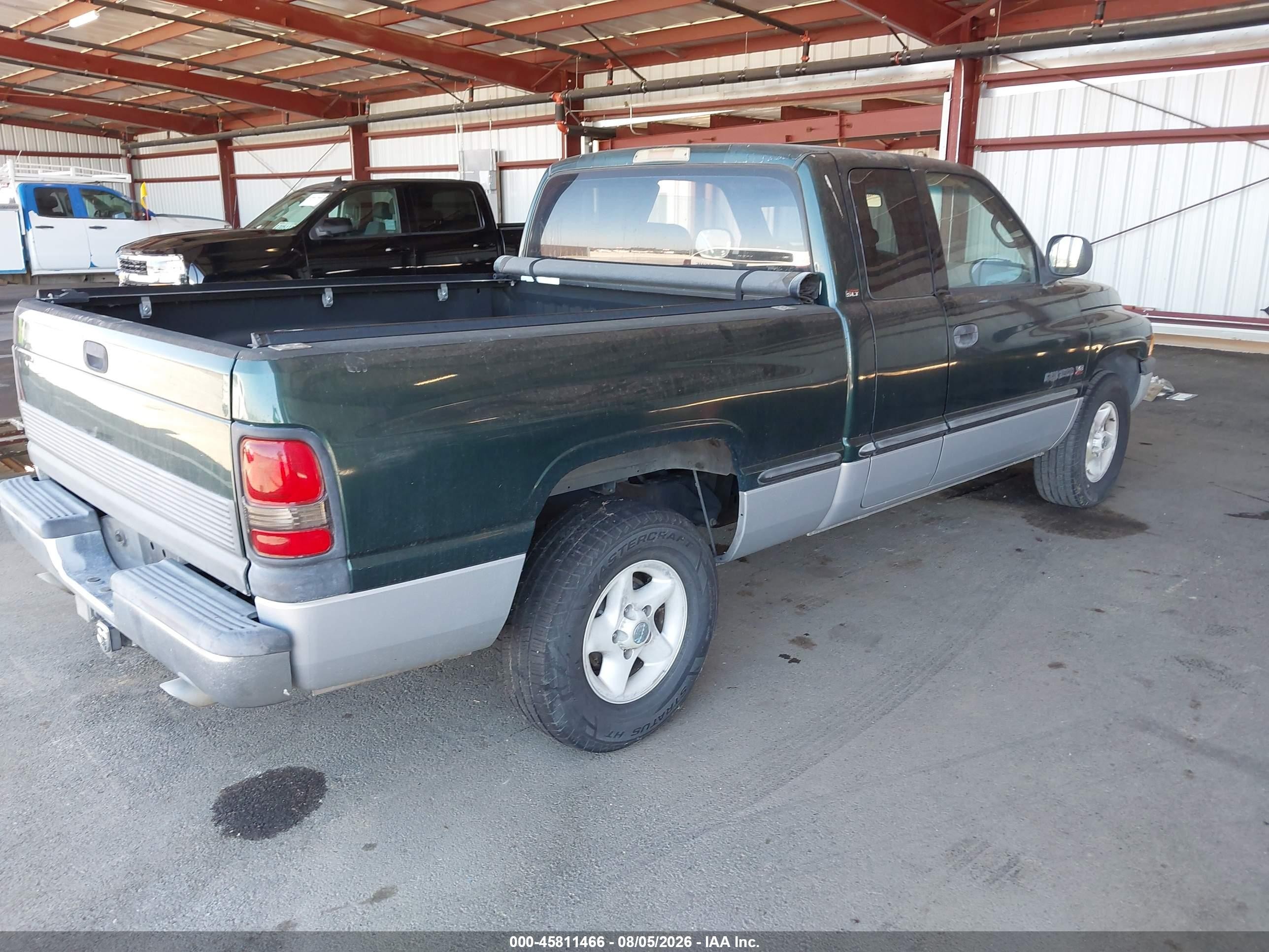 1998 Dodge Ram 1500 St Green vin: 1B7HC13Y9WJ210343
