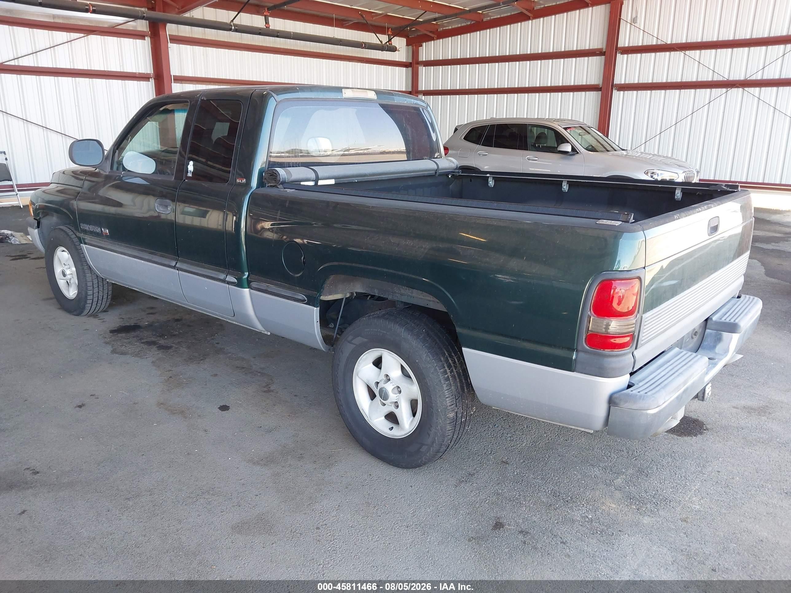 1998 Dodge Ram 1500 St Green vin: 1B7HC13Y9WJ210343