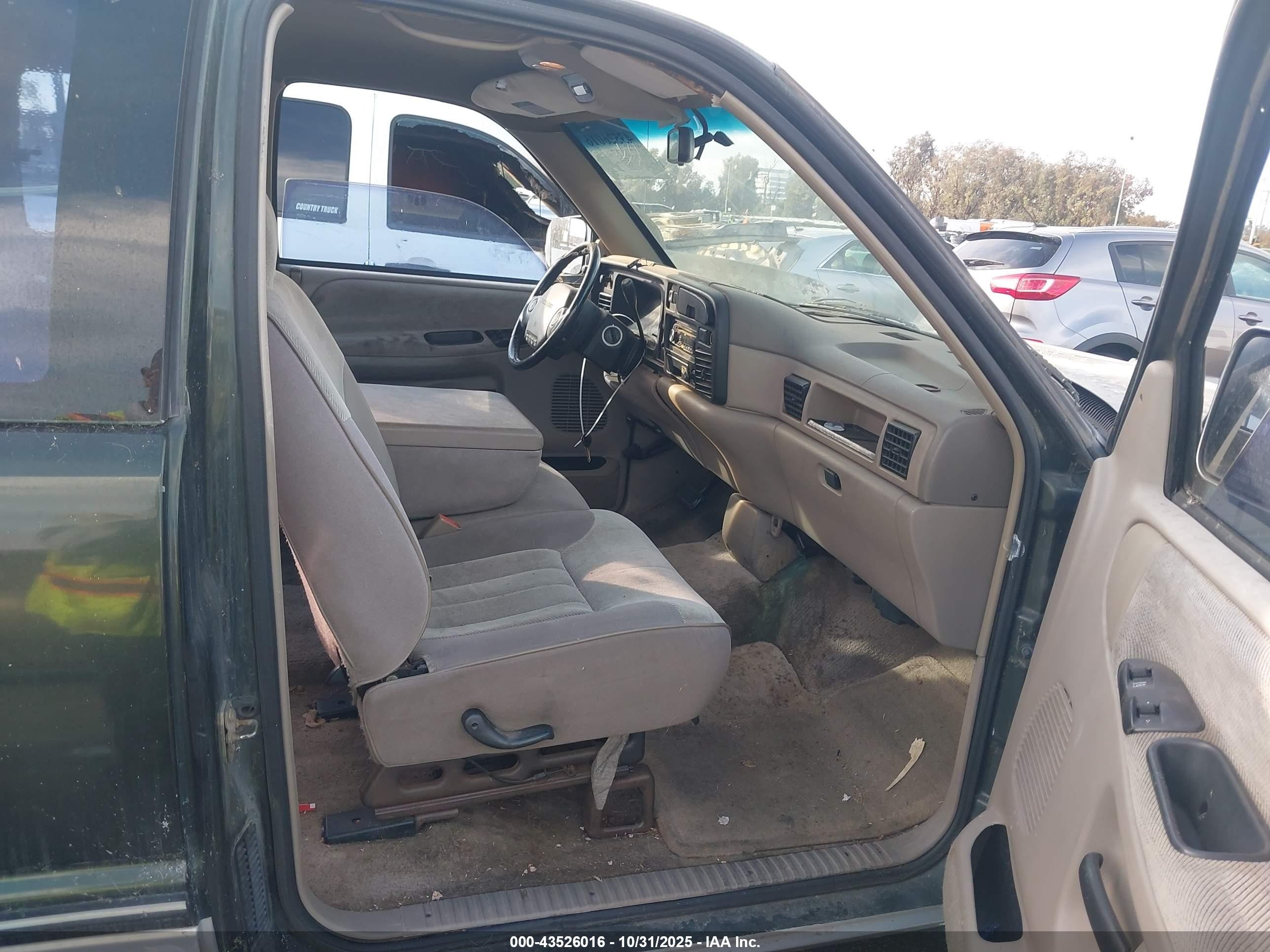 1996 Dodge Ram 1500   Green vin: 1B7HC13YXTJ140718