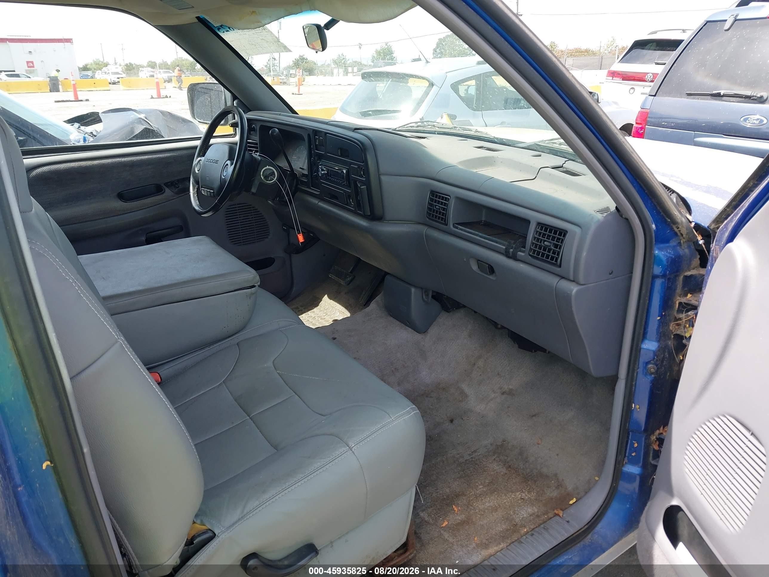 1997 Dodge Ram 1500 St Blue vin: 1B7HC13YXVJ558702