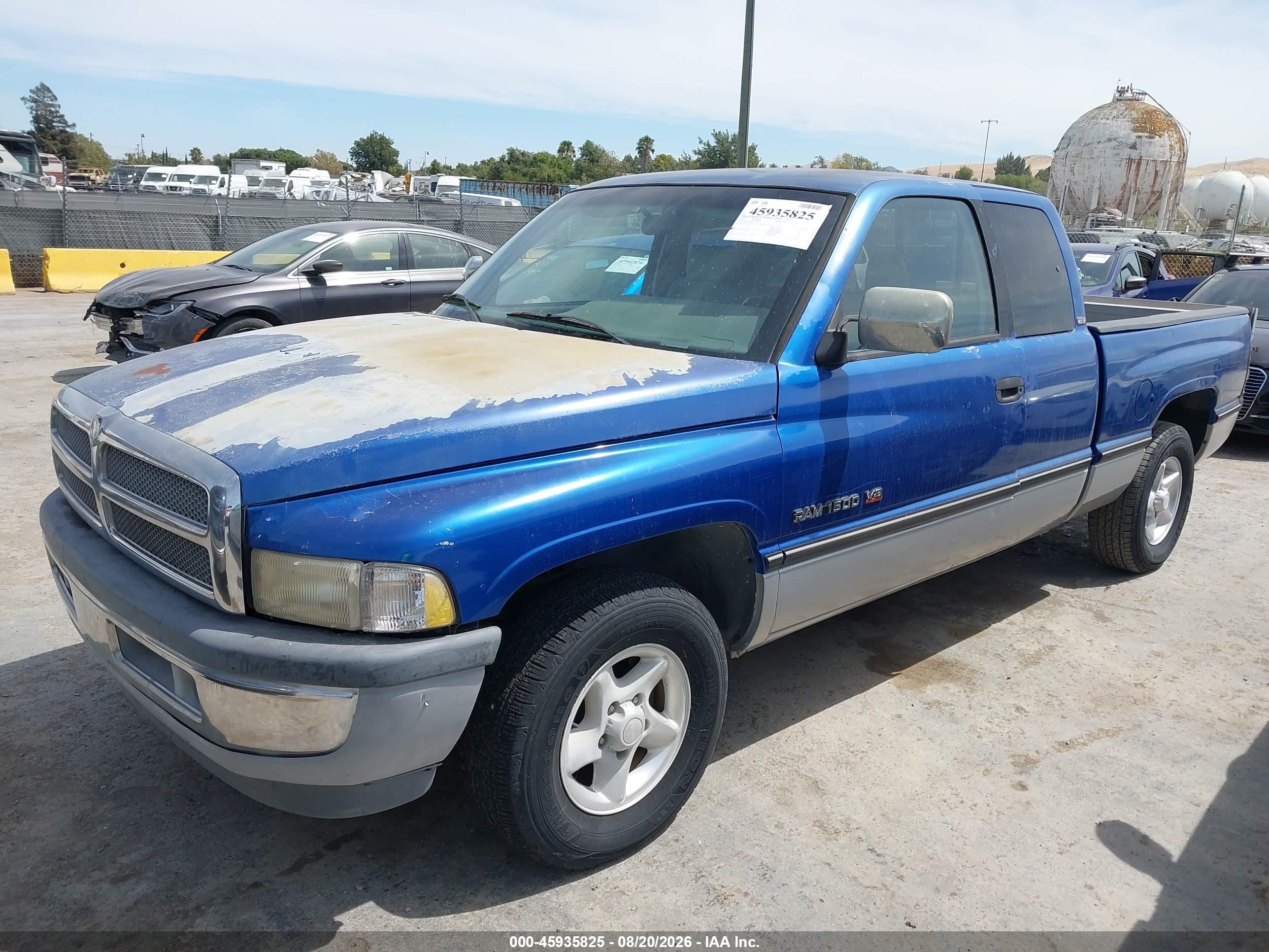 1997 Dodge Ram 1500 St Blue vin: 1B7HC13YXVJ558702