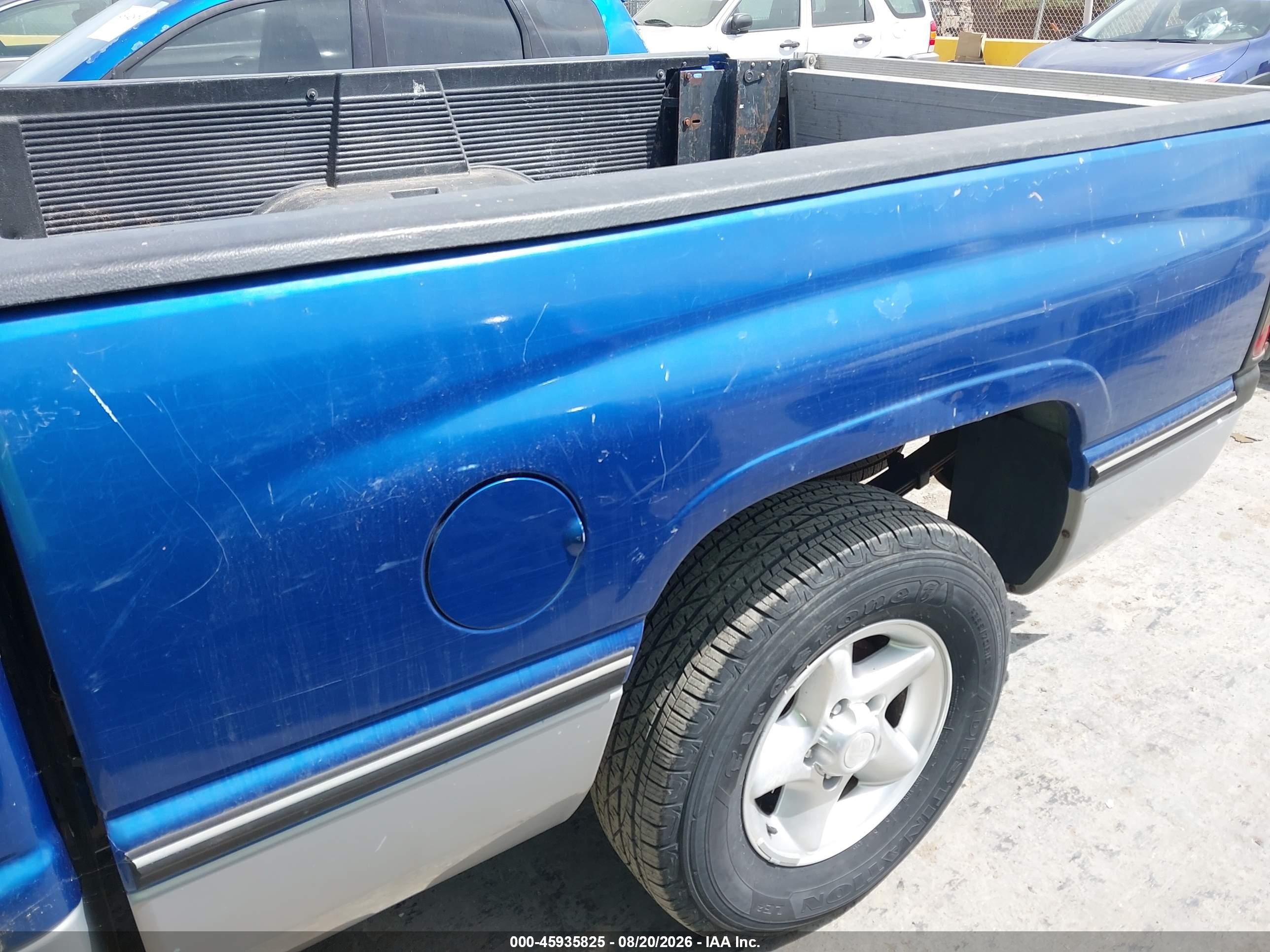 1997 Dodge Ram 1500 St Blue vin: 1B7HC13YXVJ558702