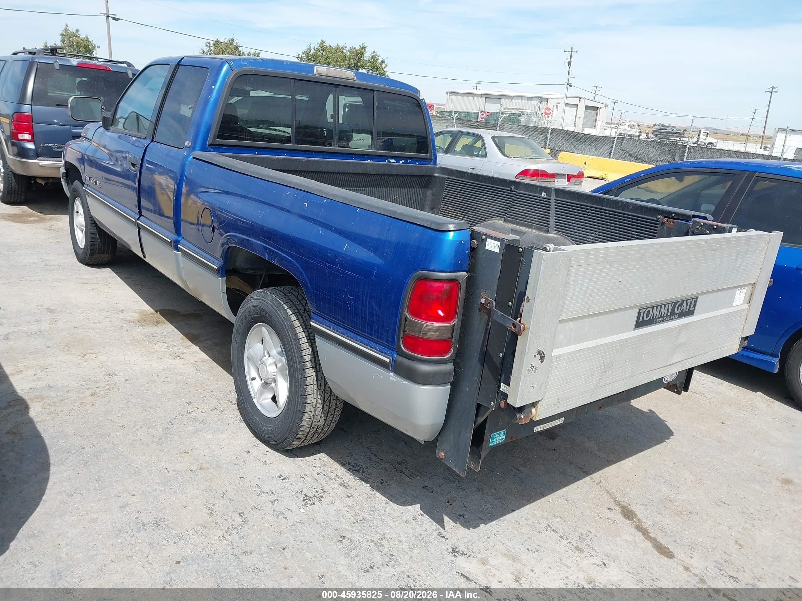 1997 Dodge Ram 1500 St Blue vin: 1B7HC13YXVJ558702