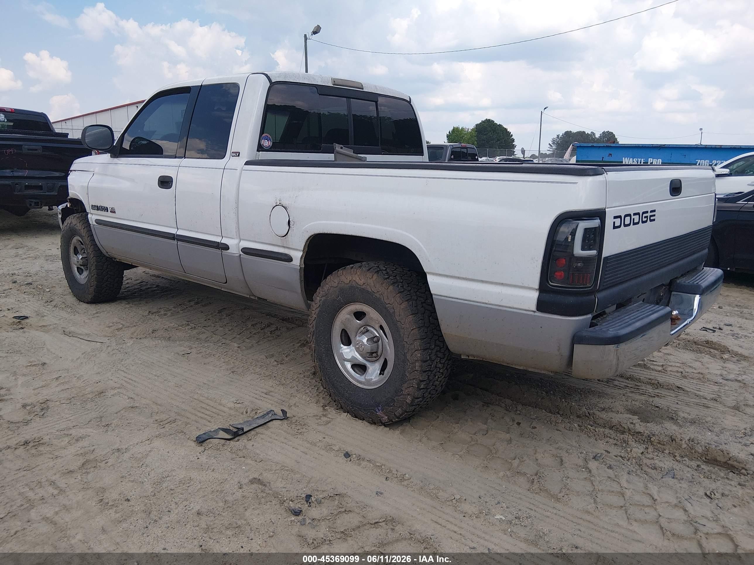 1998 Dodge Ram 1500 St White vin: 1B7HC13YXWJ193889