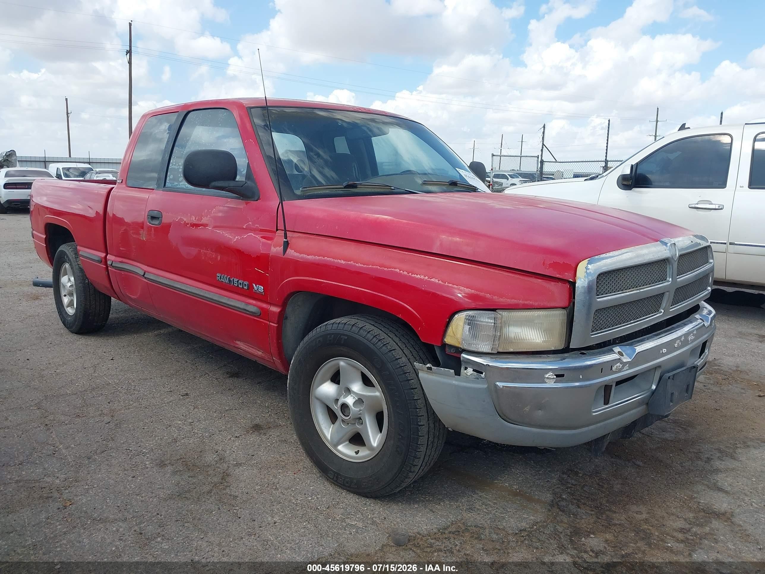 1999 Dodge Ram 1500 St Red vin: 1B7HC13YXXJ506991