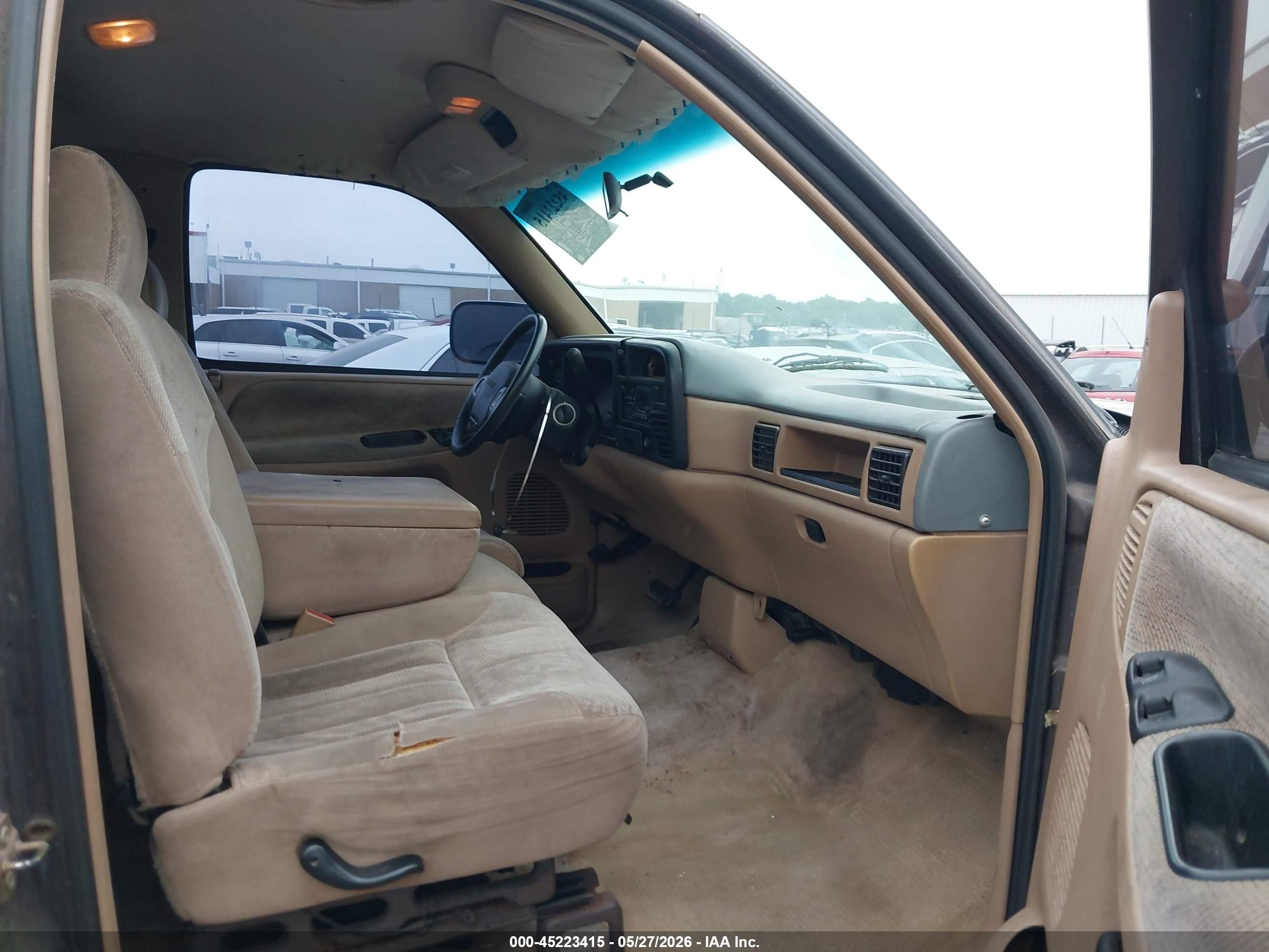 1997 Dodge Ram 1500 St Коричневый vin: 1B7HC13Z2VJ577186