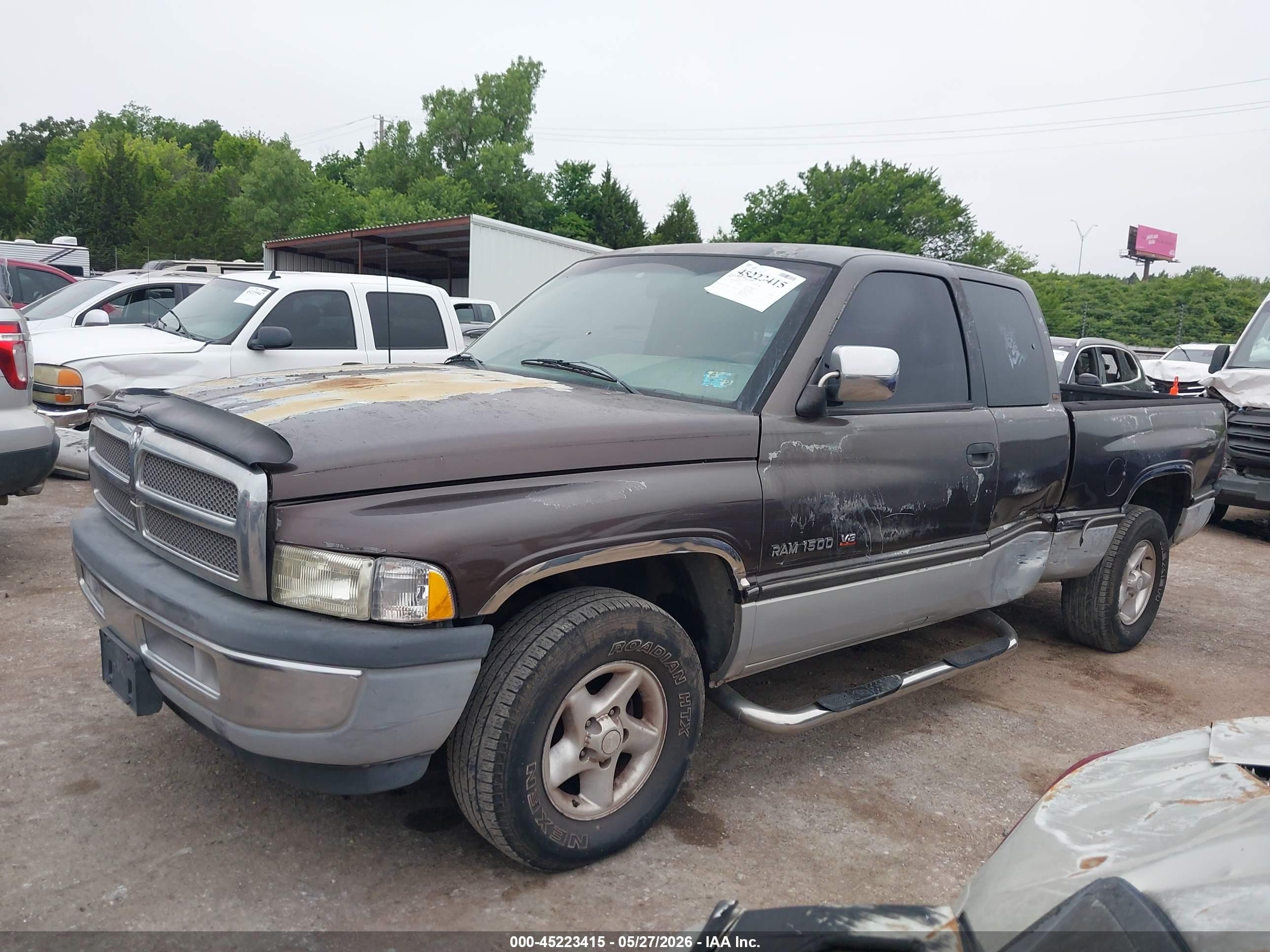 1997 Dodge Ram 1500 St Коричневый vin: 1B7HC13Z2VJ577186