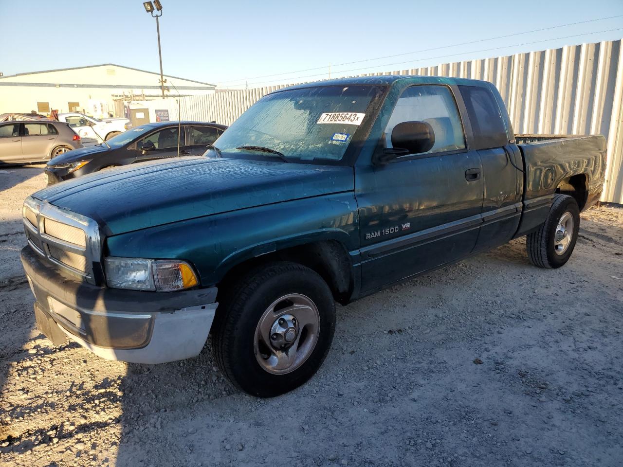 1998 Dodge Ram 1500 Green vin: 1B7HC13Z5WJ259239