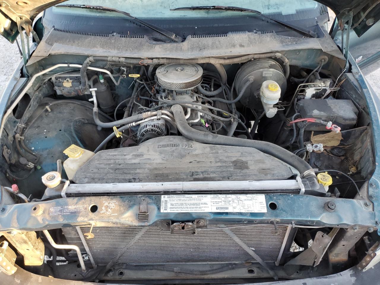 1998 Dodge Ram 1500 Green vin: 1B7HC13Z5WJ259239