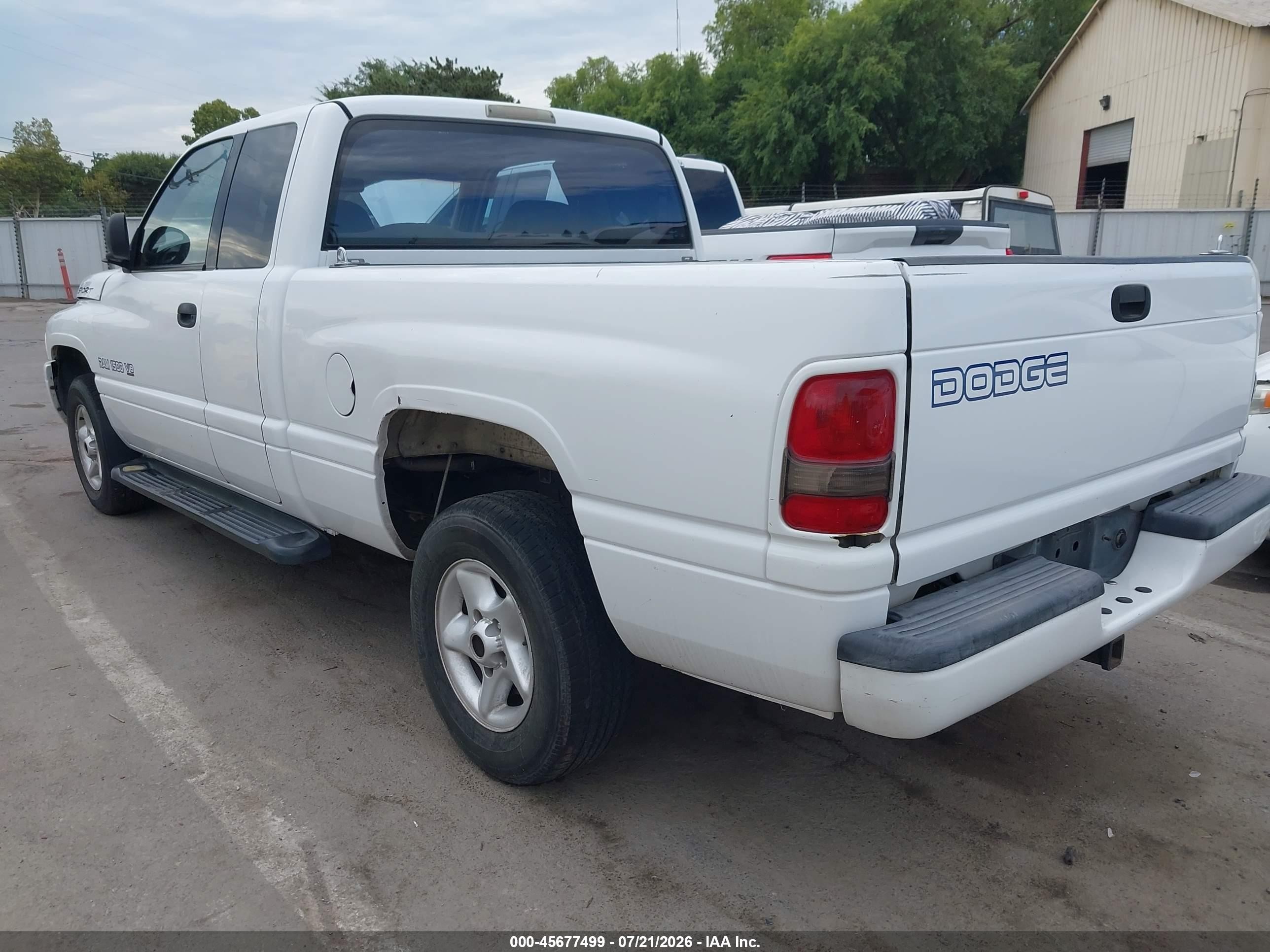 2000 Dodge Ram 1500 St White vin: 1B7HC13Z5YJ111952