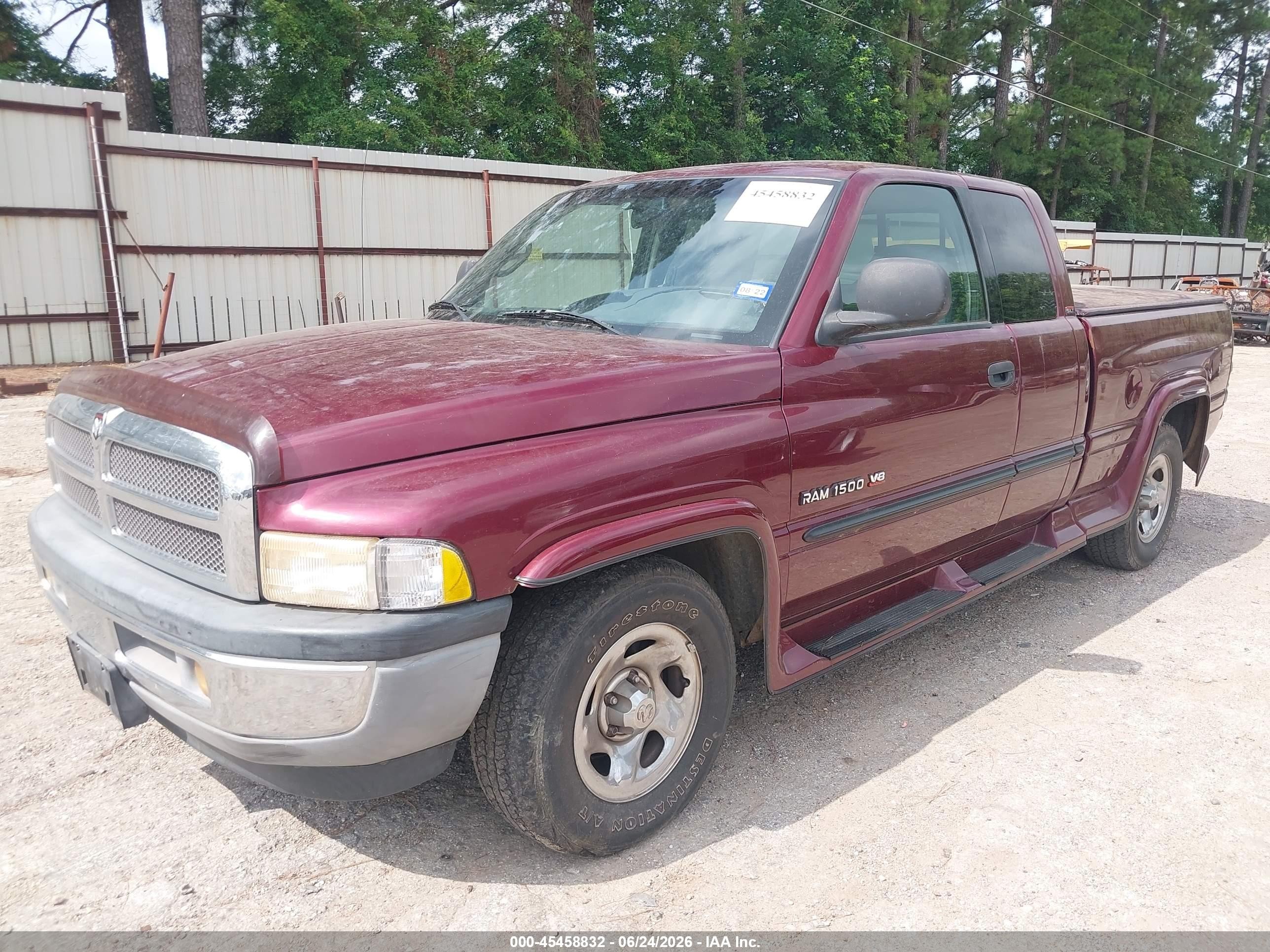 2000 Dodge Ram 1500 St Бордовый vin: 1B7HC13Z5YJ164554