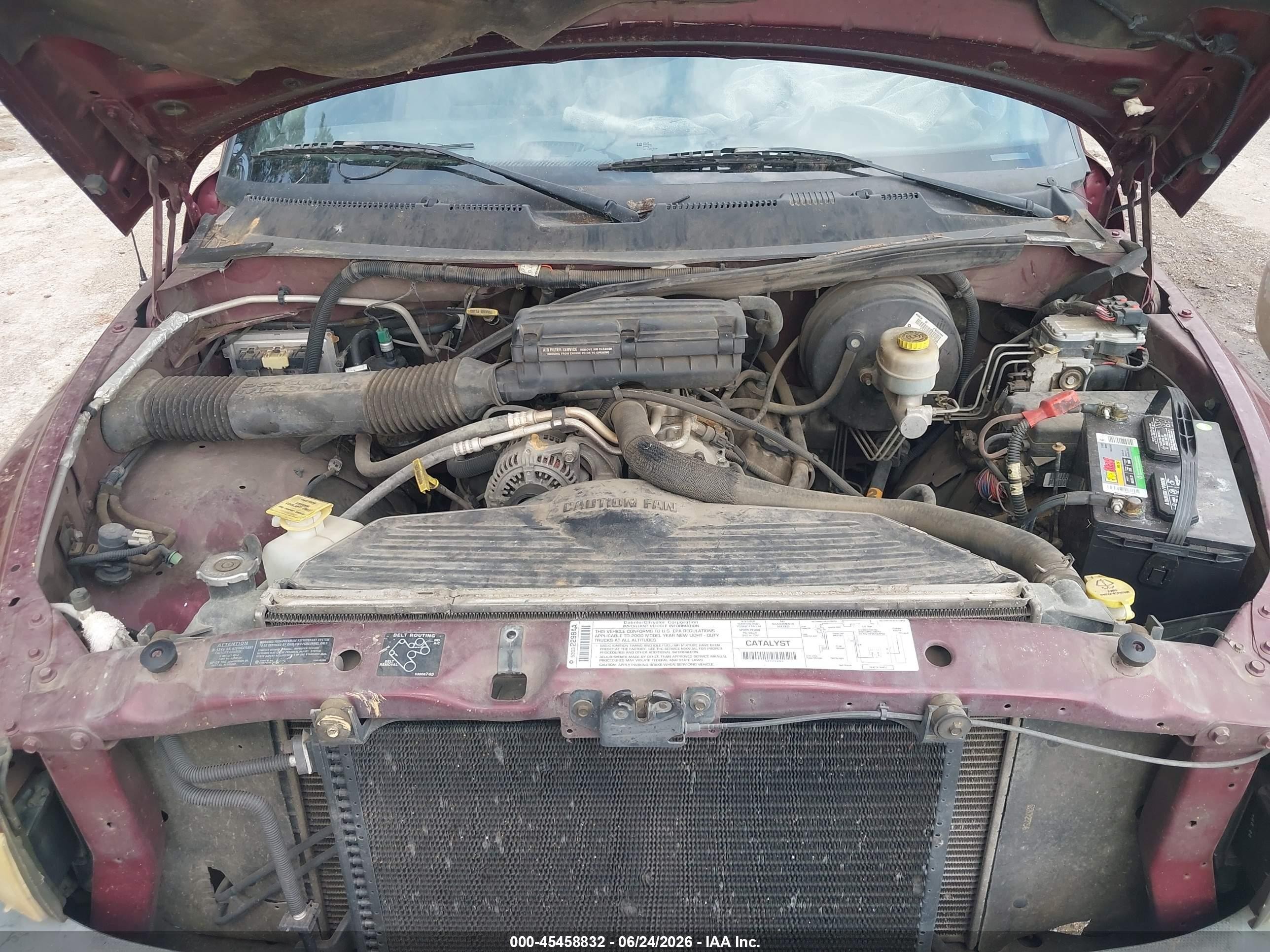 2000 Dodge Ram 1500 St Бордовый vin: 1B7HC13Z5YJ164554