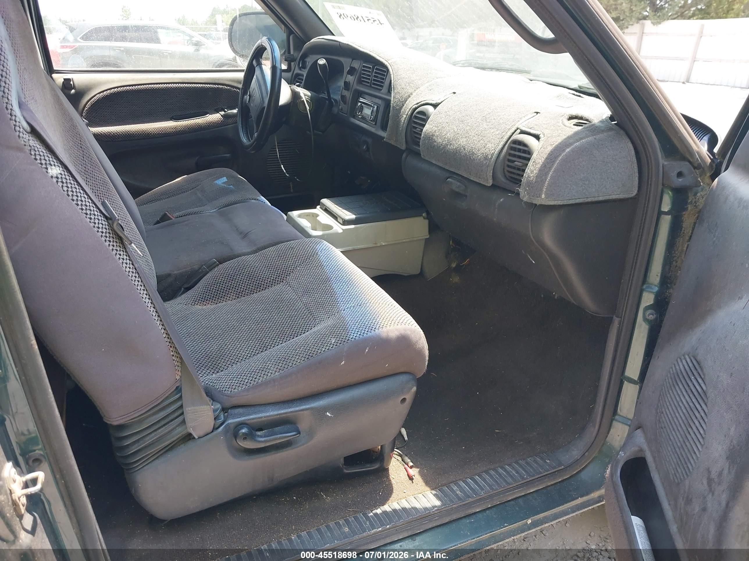 2001 Dodge Ram 1500 St Green vin: 1B7HC13Z61J565682