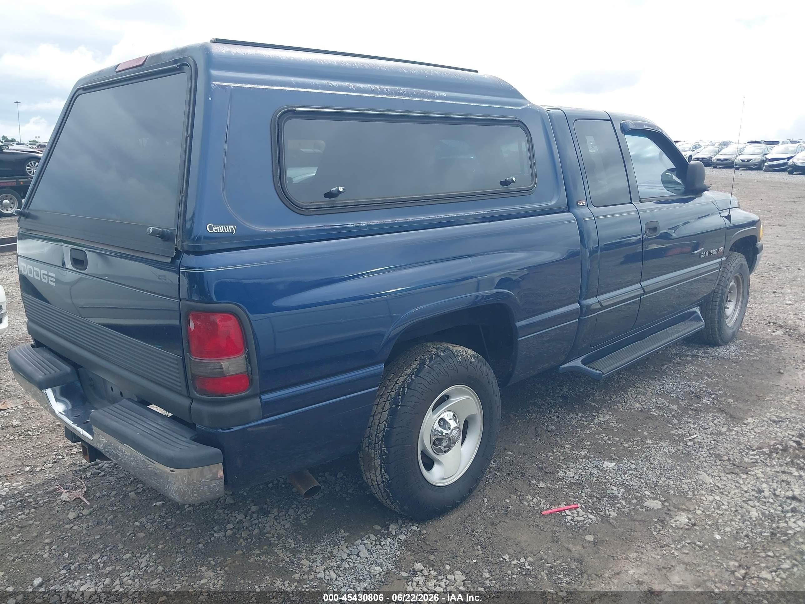 2001 Dodge Ram 1500 St Blue vin: 1B7HC13Z71J191387