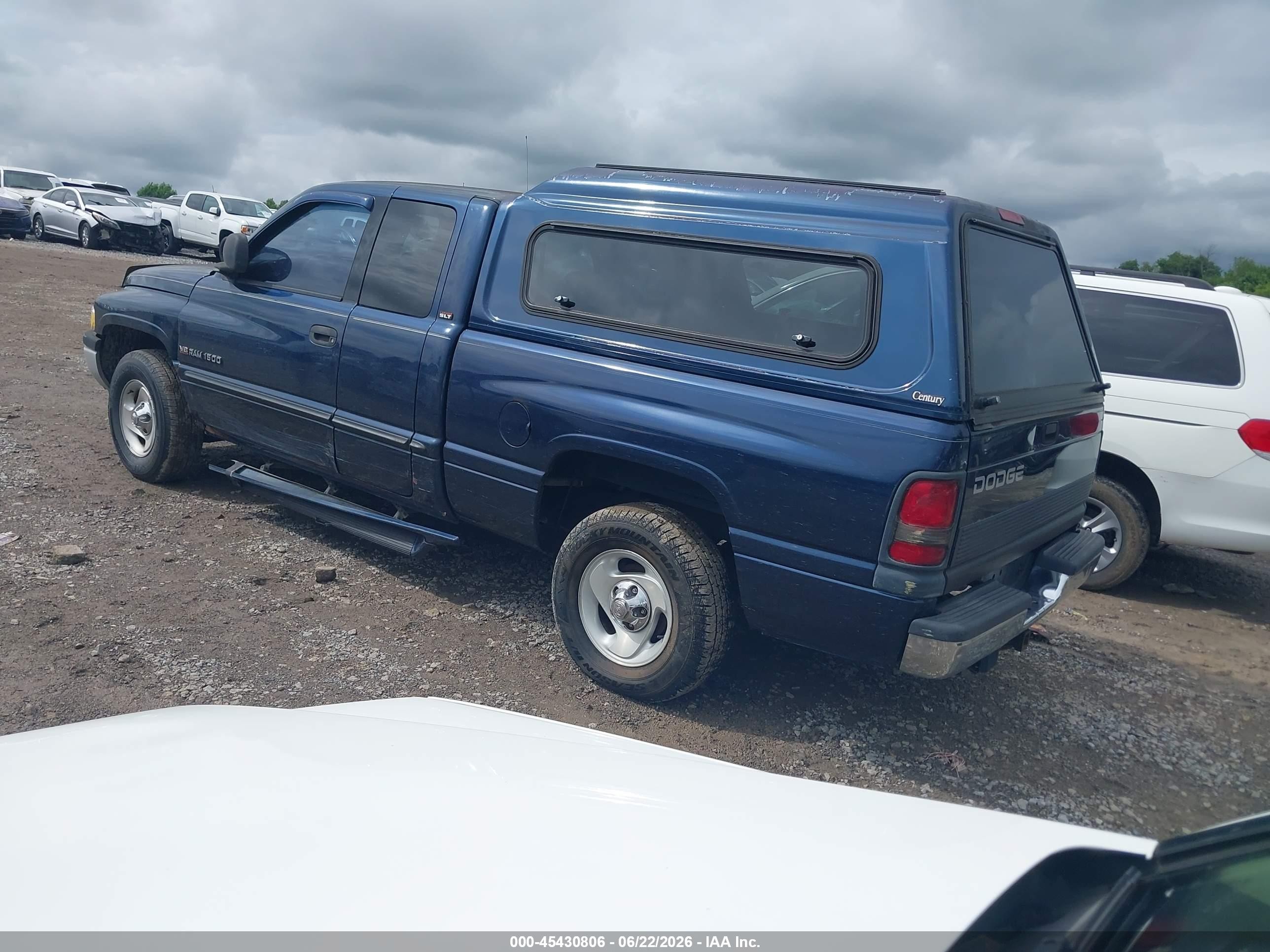 2001 Dodge Ram 1500 St Blue vin: 1B7HC13Z71J191387