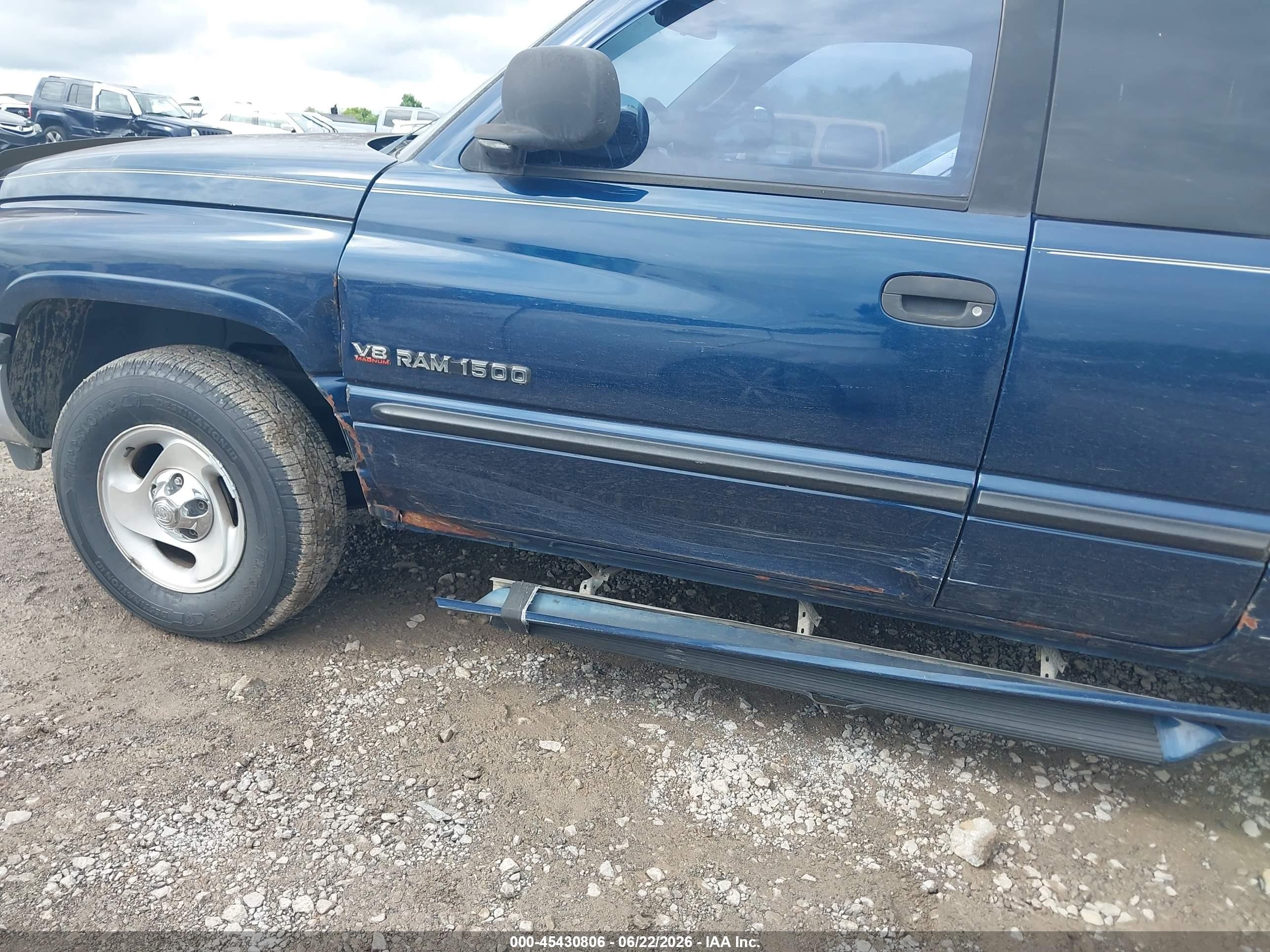 2001 Dodge Ram 1500 St Blue vin: 1B7HC13Z71J191387