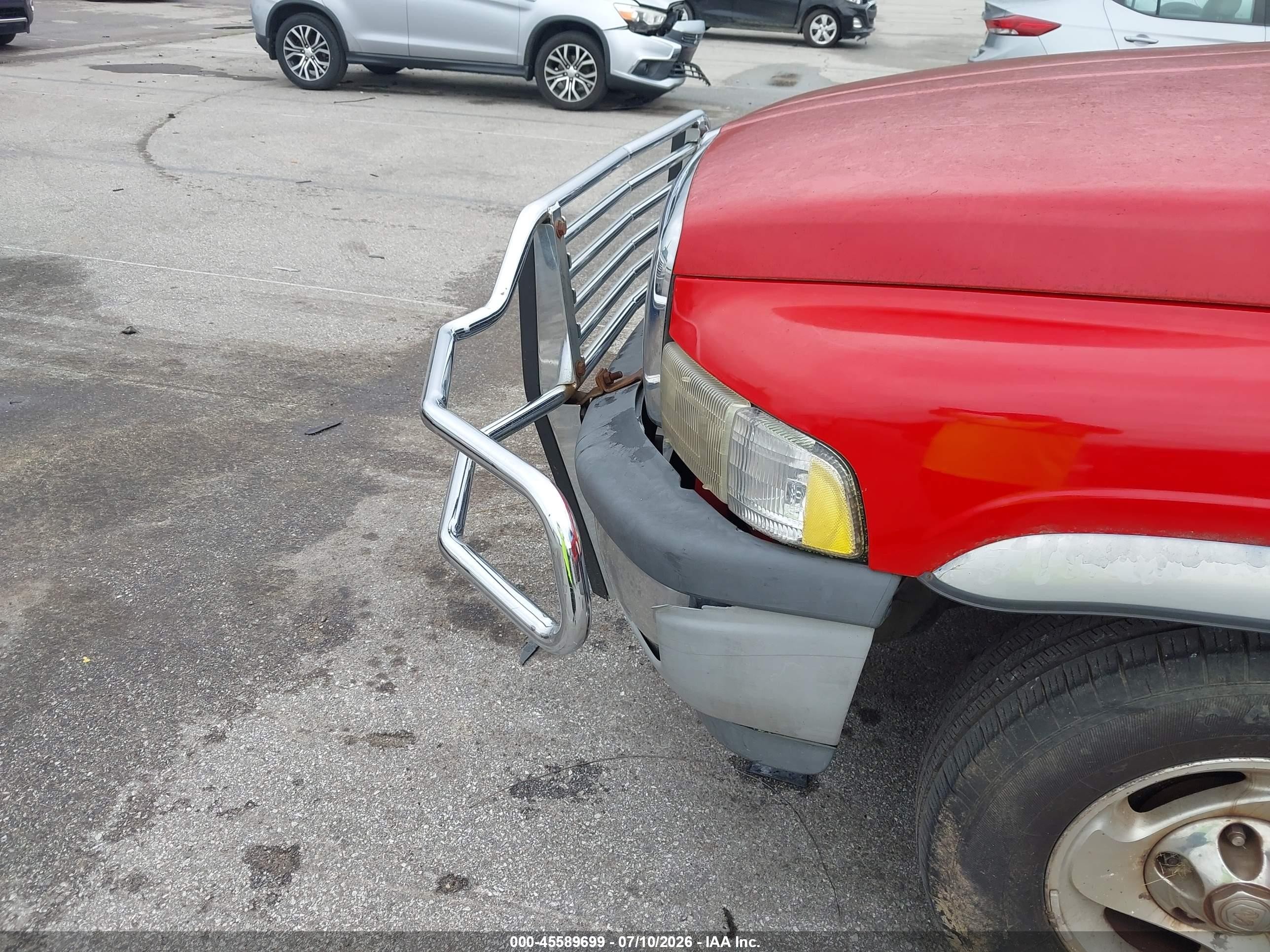 1999 Dodge Ram 1500 St Красный vin: 1B7HC13Z7XJ648076