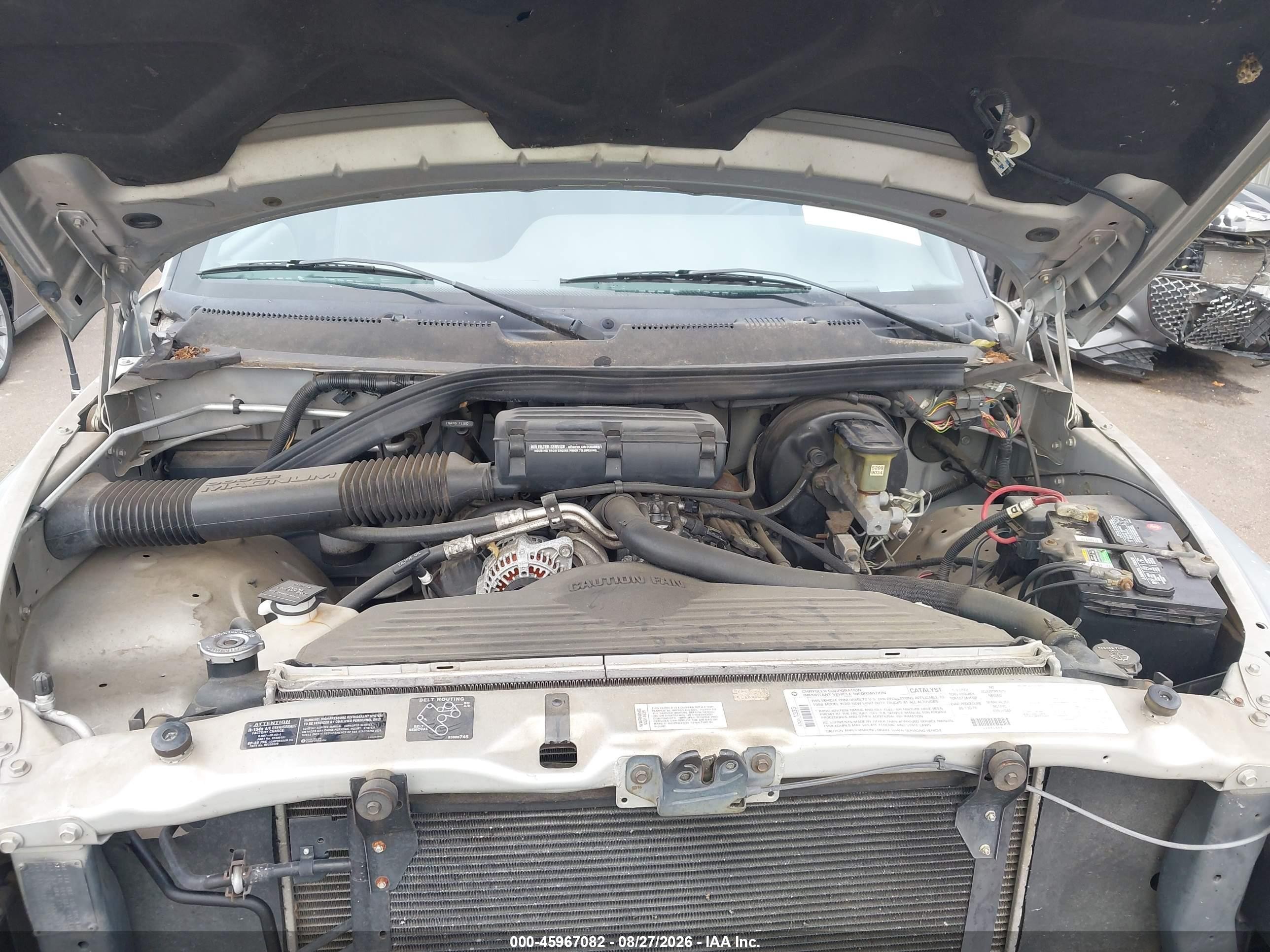 1996 Dodge Ram 1500   Серебряный vin: 1B7HC13Z9TJ146485