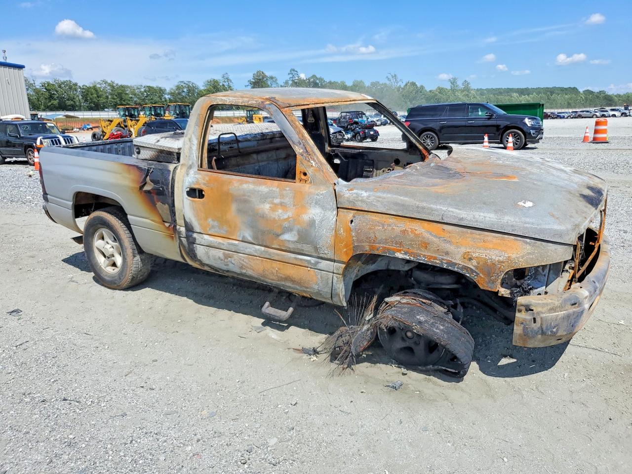 1998 Dodge Ram 1500 Серый vin: 1B7HC16X0WS661030
