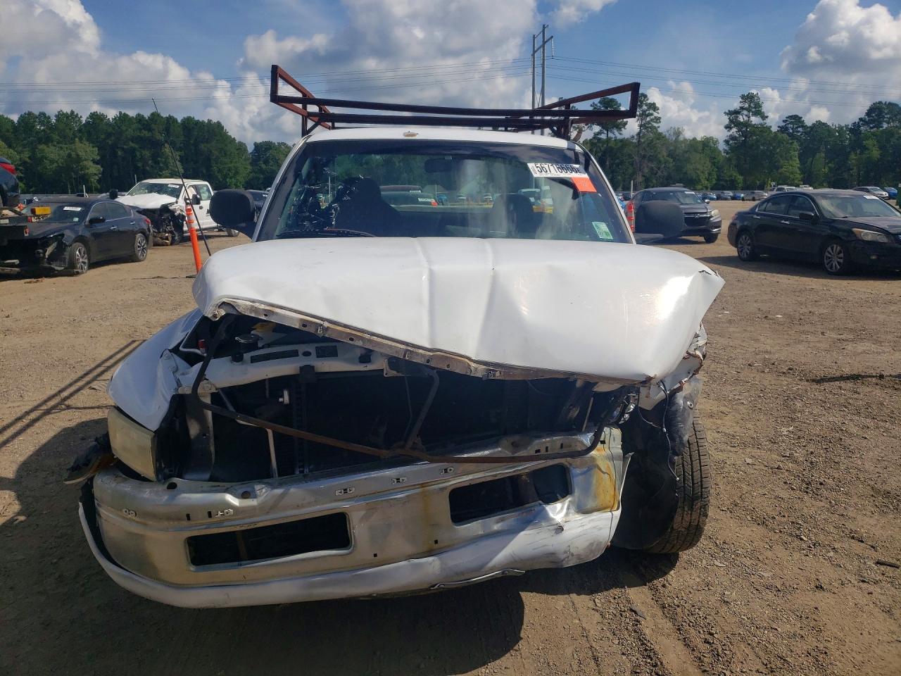 1998 Dodge Ram 1500 White vin: 1B7HC16X0WS738639