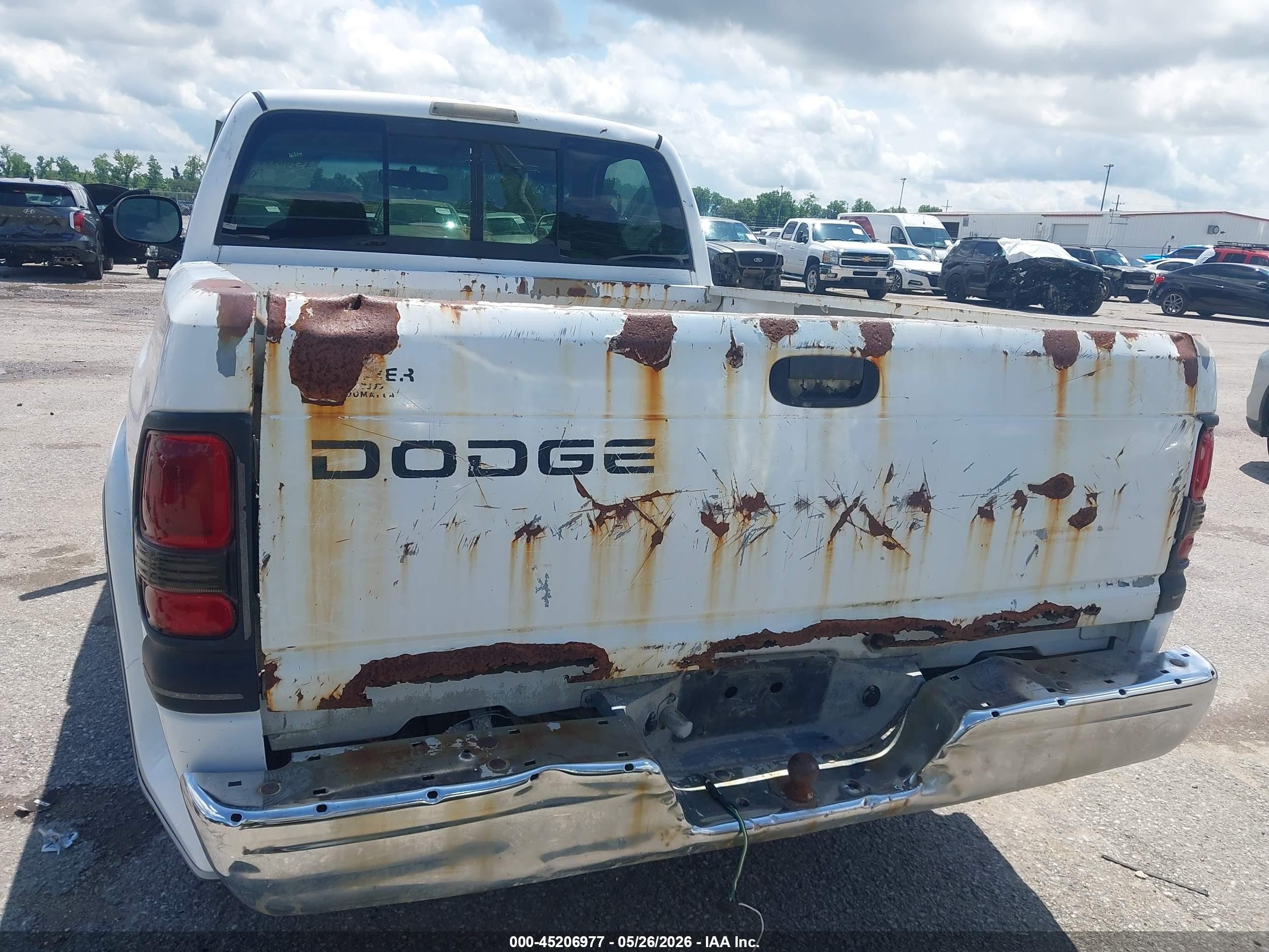 2000 Dodge Ram 1500 St/ws White vin: 1B7HC16X1YS565958