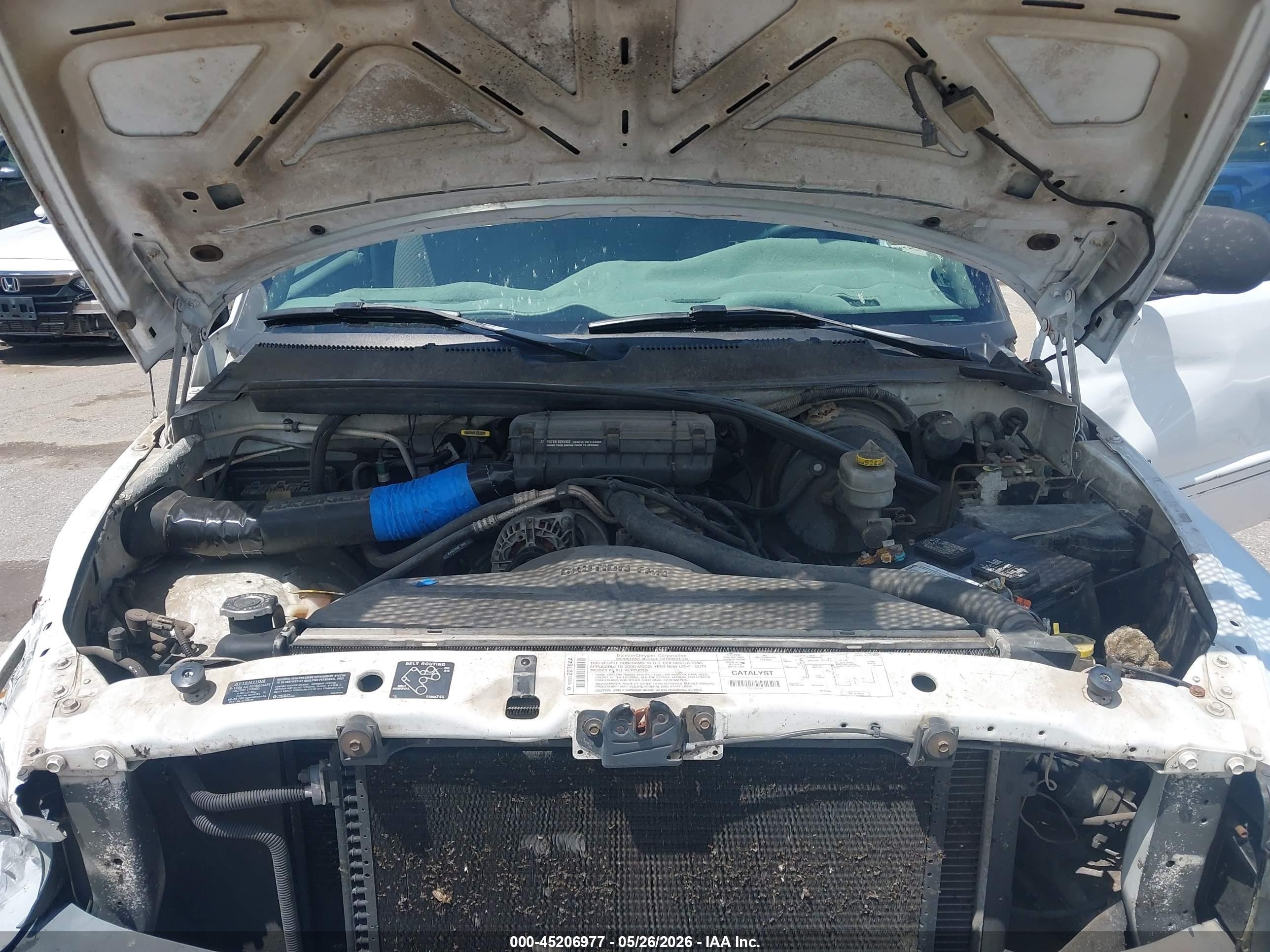 2000 Dodge Ram 1500 St/ws White vin: 1B7HC16X1YS565958